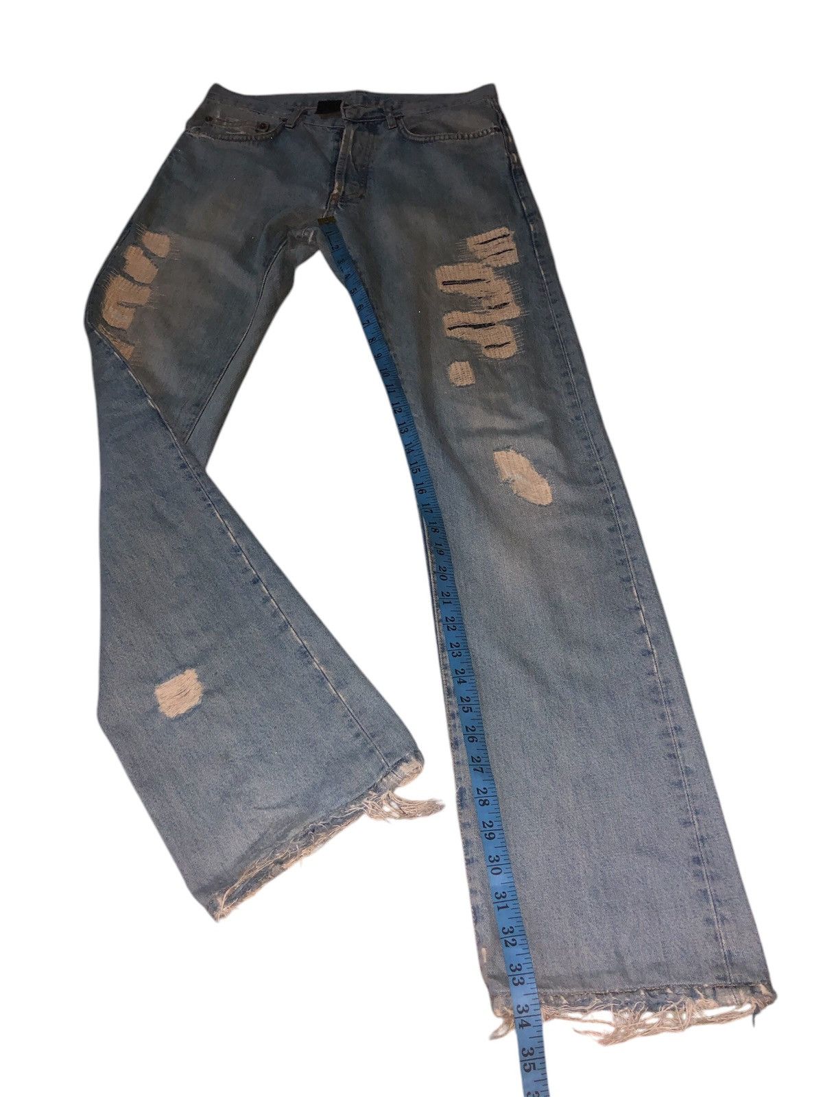 Dior × Hedi Slimane Vintage Dior Denim Jeans Size US 30 / EU 46 - 11 Thumbnail