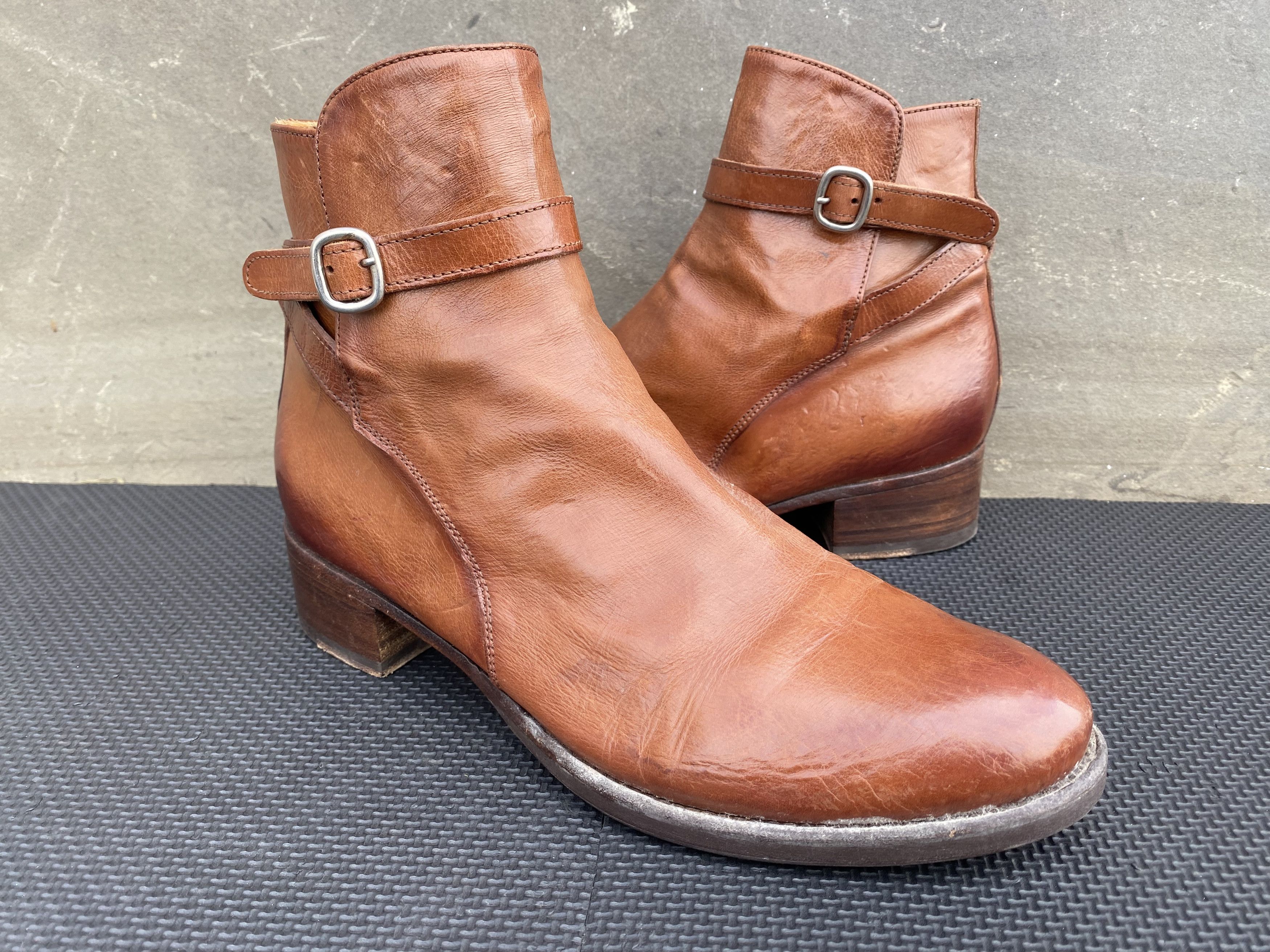 OFFICINE CREATIVE Womens Ankle Boots Buckle Zip Booties