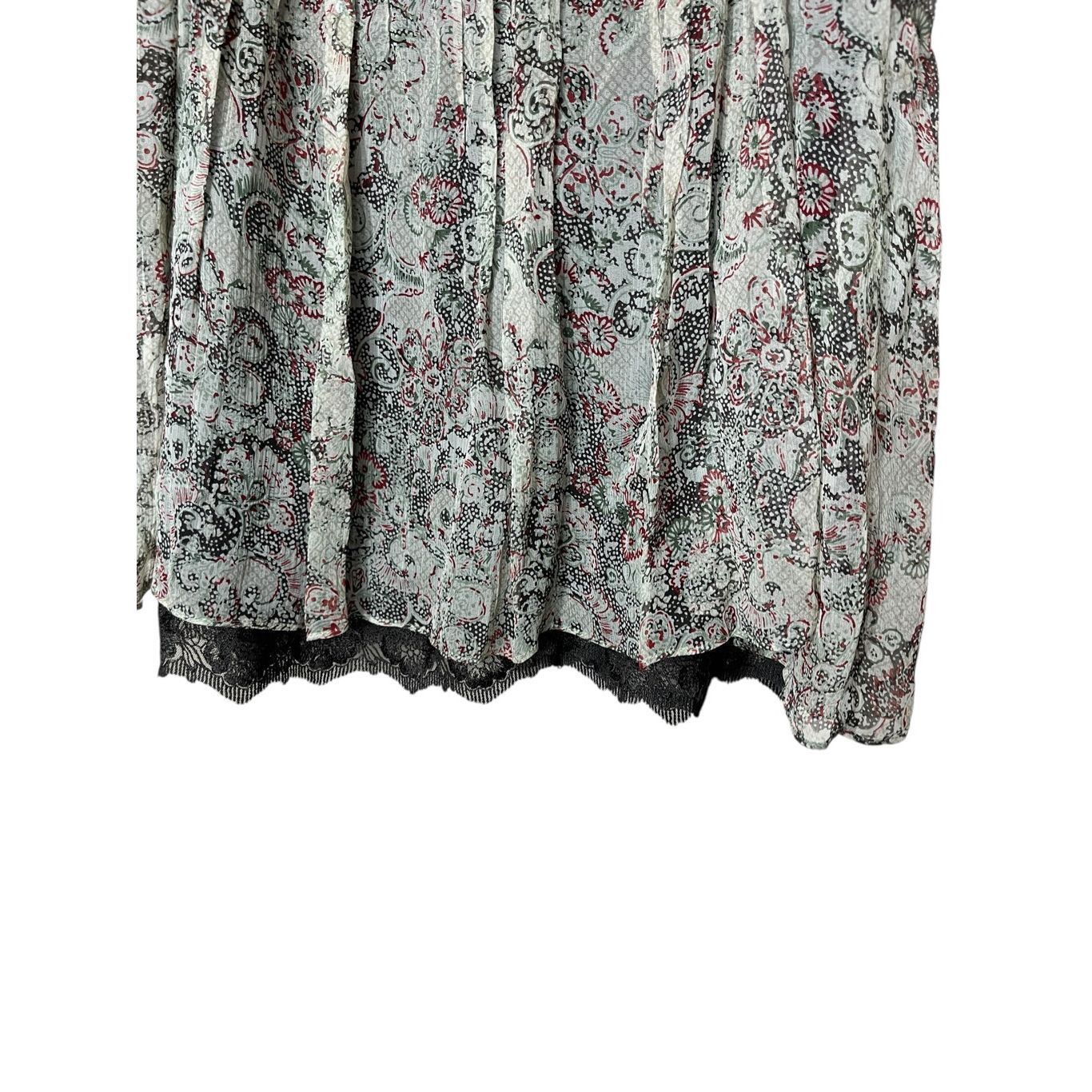 Elie Tahari Tahari 100% Silk Floral Skirt Womens Size 6 Size 28" / US 6 / IT 42 - 3 Thumbnail