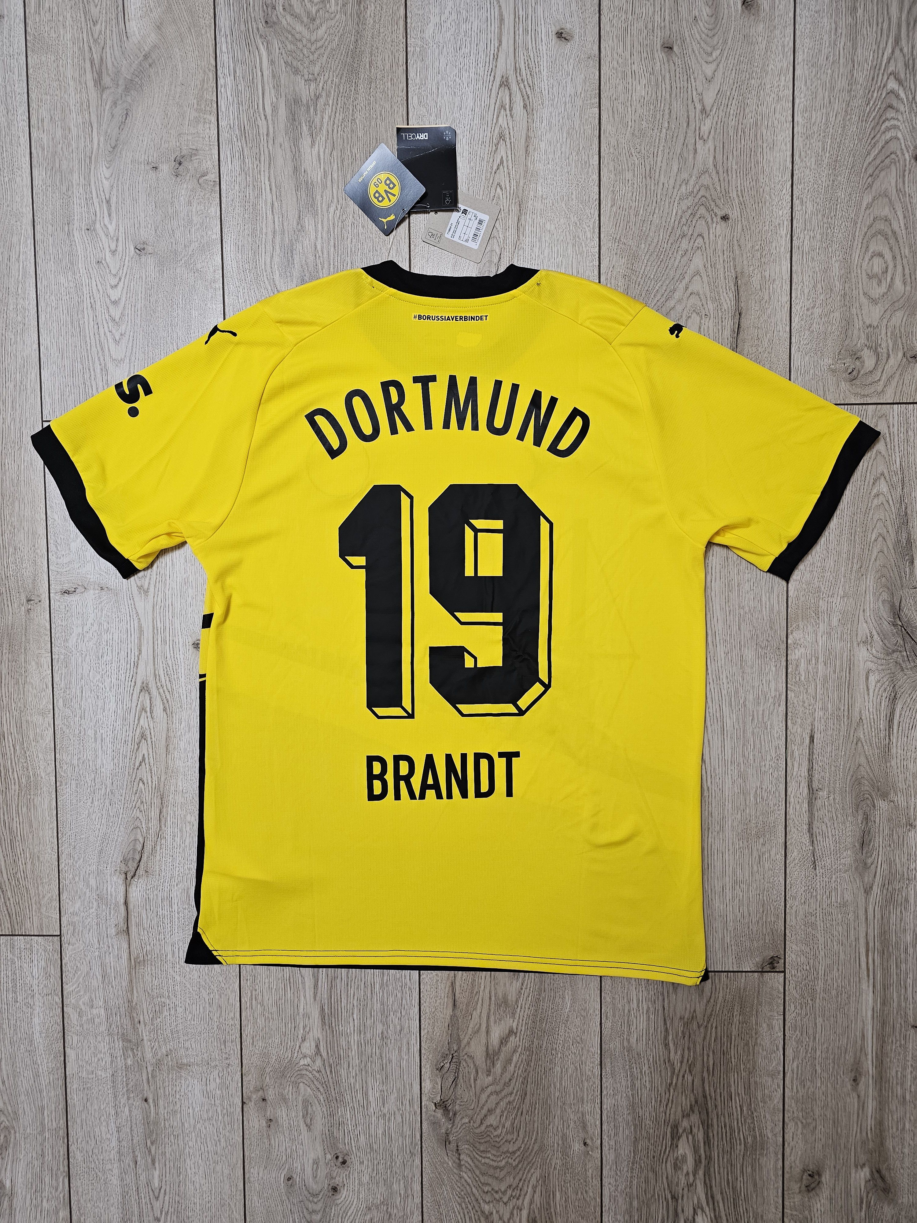 Puma BORUSSIA DORTMUND 2024 HOME BRANDT FOOTBALL SOCCER JERSEY Size US L / EU 52-54 / 3 - 1 Thumbnail
