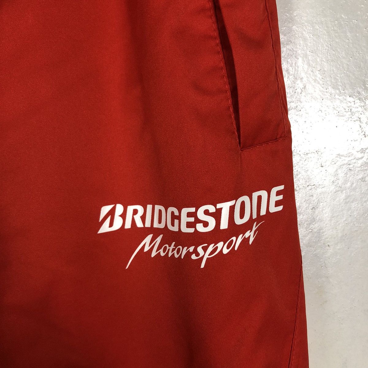 🔥90’s Vintage Bridgestone Motorsports Pants Racing Big Logo