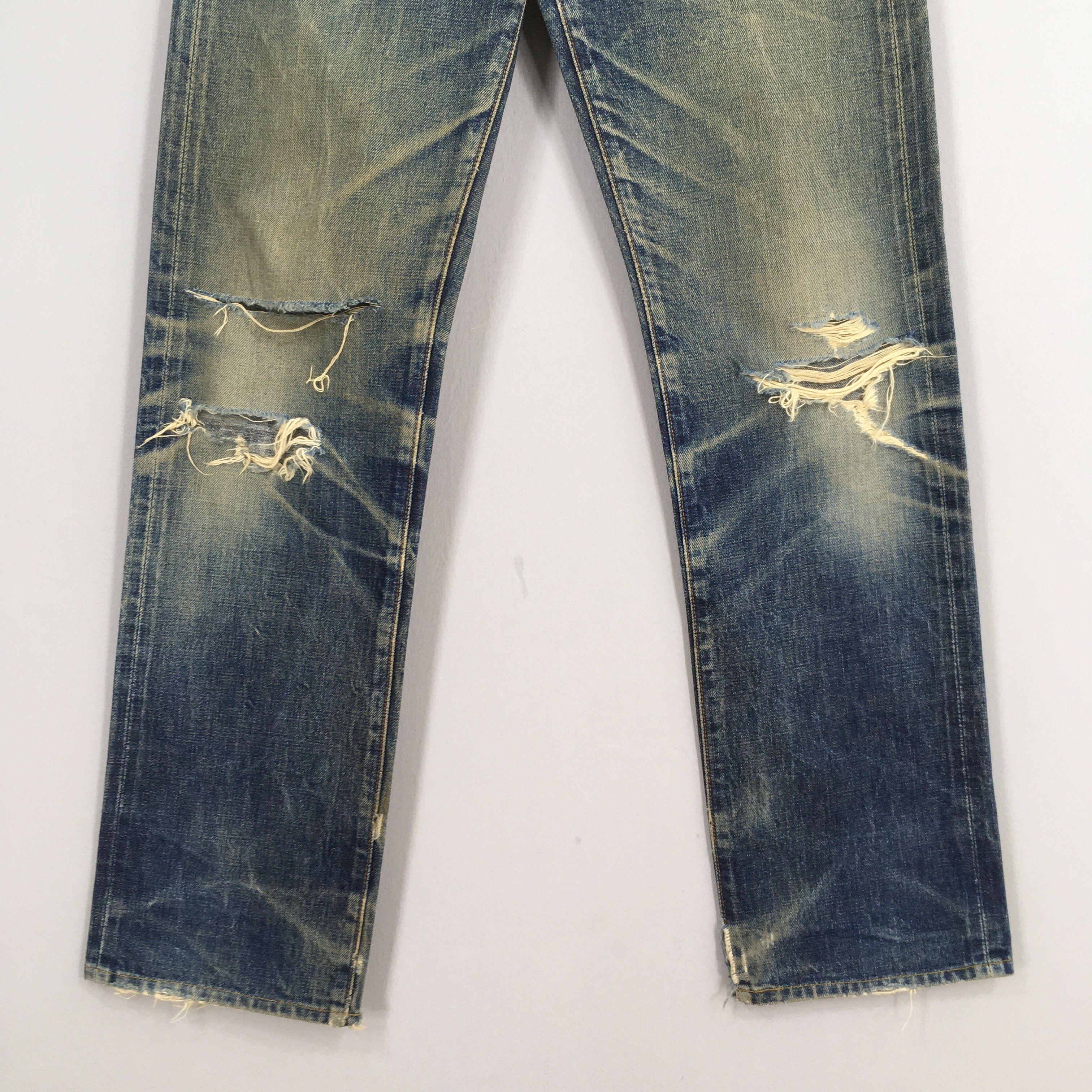 Levi's Size 28x31.5 Vintage Levi's 502 Big E LVC Japan Jeans S1425 Size US 28 / EU 44 - 4 Thumbnail