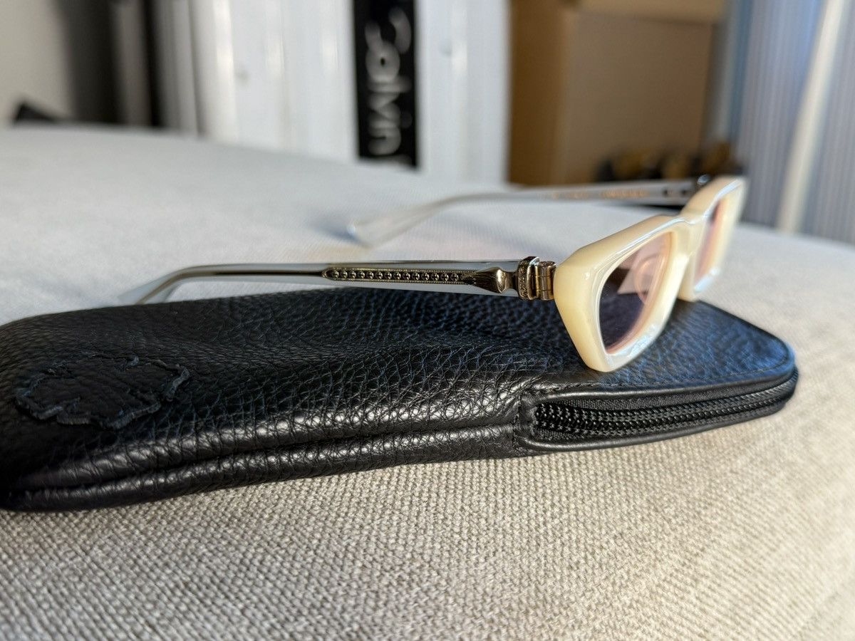 Chrome Hearts Pearl & 23K Gold Accent Sunglasses Size ONE SIZE - 3 Thumbnail