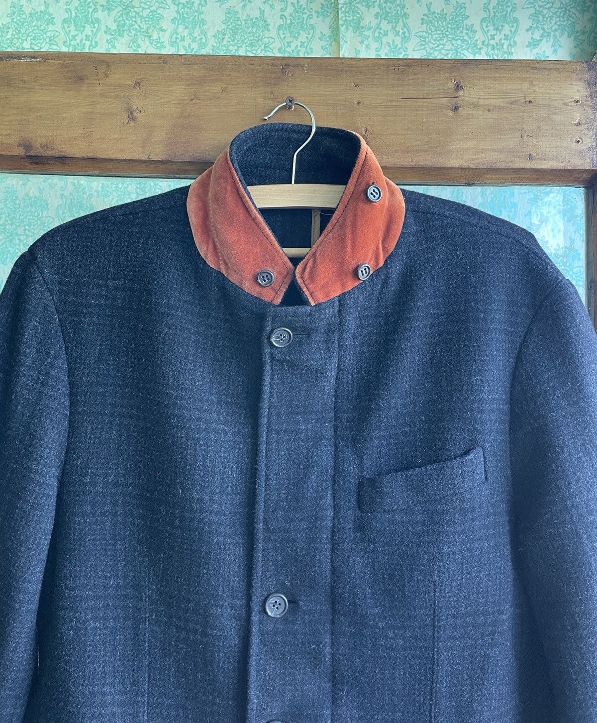 Corneliani Corneliani CC colection Men’s Formal Jacket Wool Blazer Size 52R - 2 Thumbnail