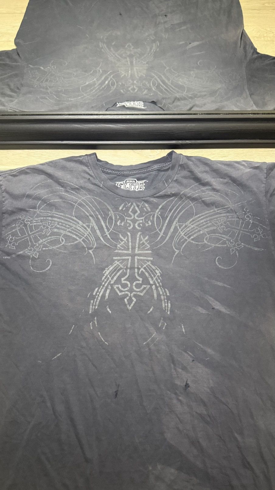 Affliction Vintage / Y2K MMA Elite Tribal Shirt Size US XXL / EU 58 / 5 - 2 Thumbnail