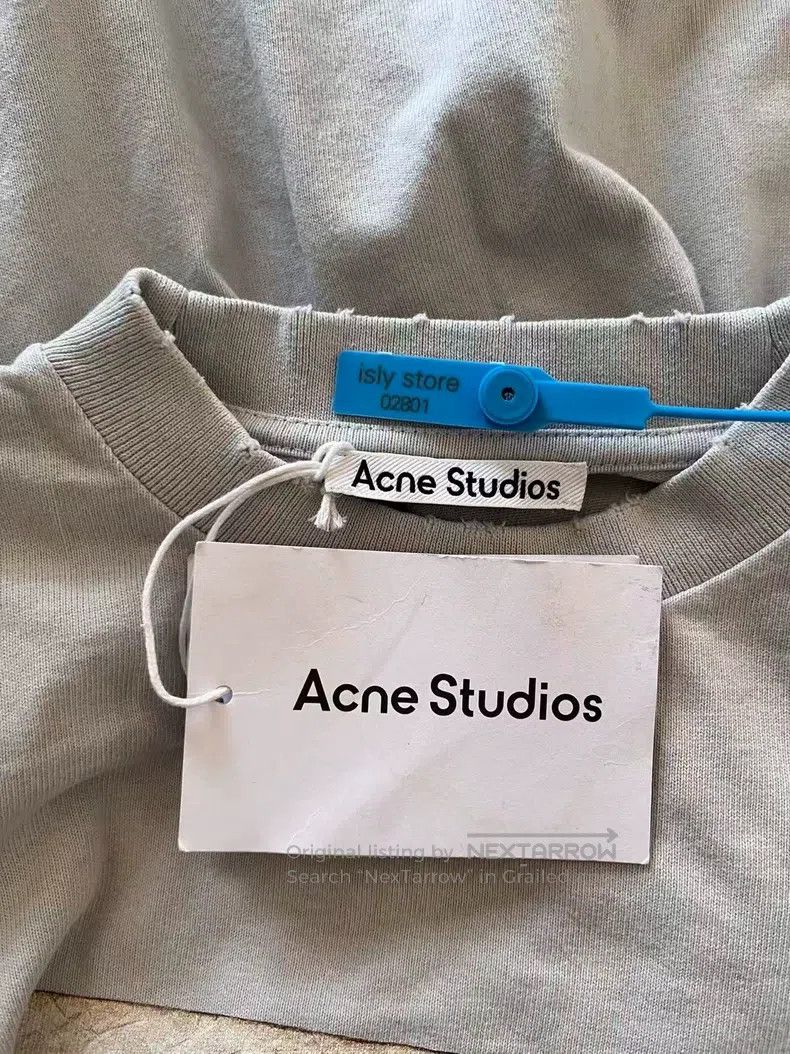 Acne Studios Acne Studios Logo print round-neck loose two-piece long-sl Size US XXS / EU 40 - 4 Thumbnail
