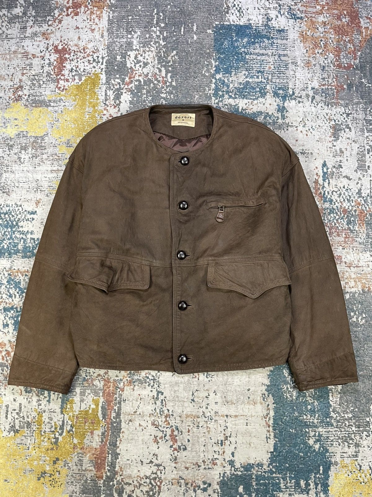 Dezert Vtg Dezert + Importation Leather Button Hunting Jacket Size US M / EU 48-50 / 2 - 2 Thumbnail