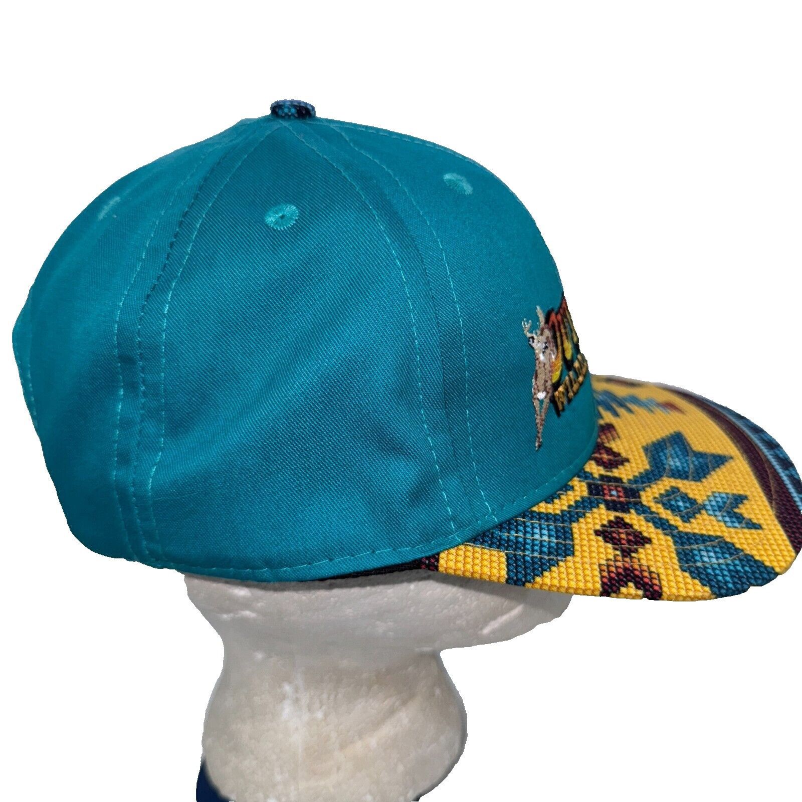 Other Outback Wildlife Feeders Turquoise Southwestern Snapback Hat Size ONE SIZE - 2 Thumbnail