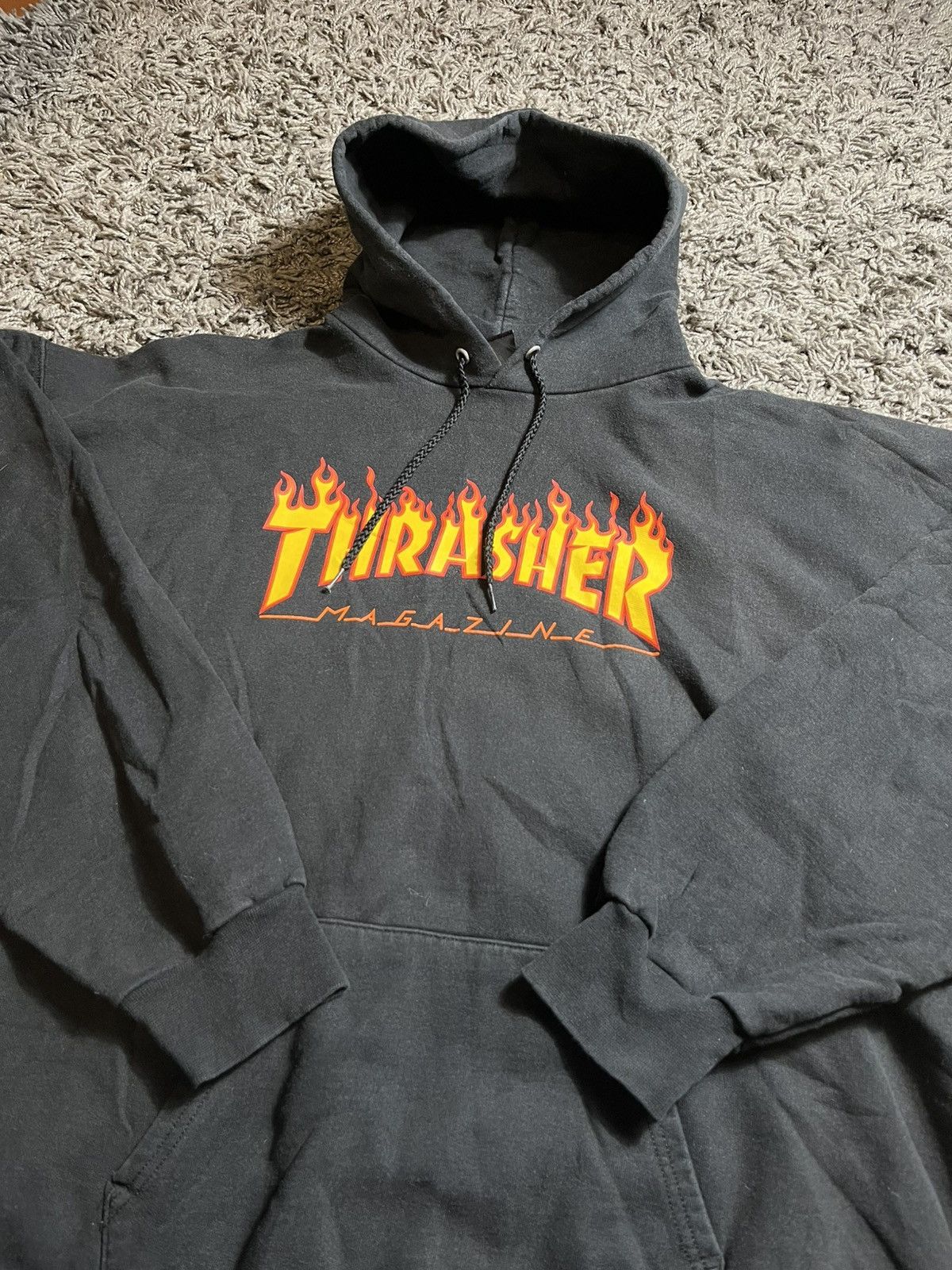 Thrasher THRASHER VINTAGE Y2K SKATEBOARD BASIC COTTON HOODIE Size US XL / EU 56 / 4 - 2 Thumbnail