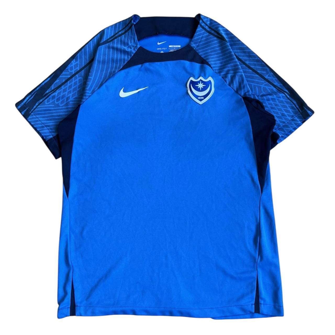 Nike 2023 PORTSMOUTH FC TRAINING SOCCER JERSEY FOOTBALL SHIRT szL Size US L / EU 52-54 / 3 - 1 Thumbnail