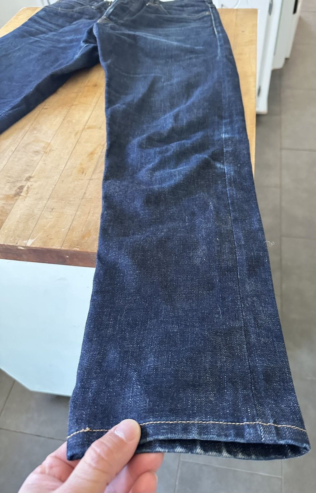 Japan Blue 100% cotton Japanese selvedge Size US 34 / EU 50 - 3 Thumbnail