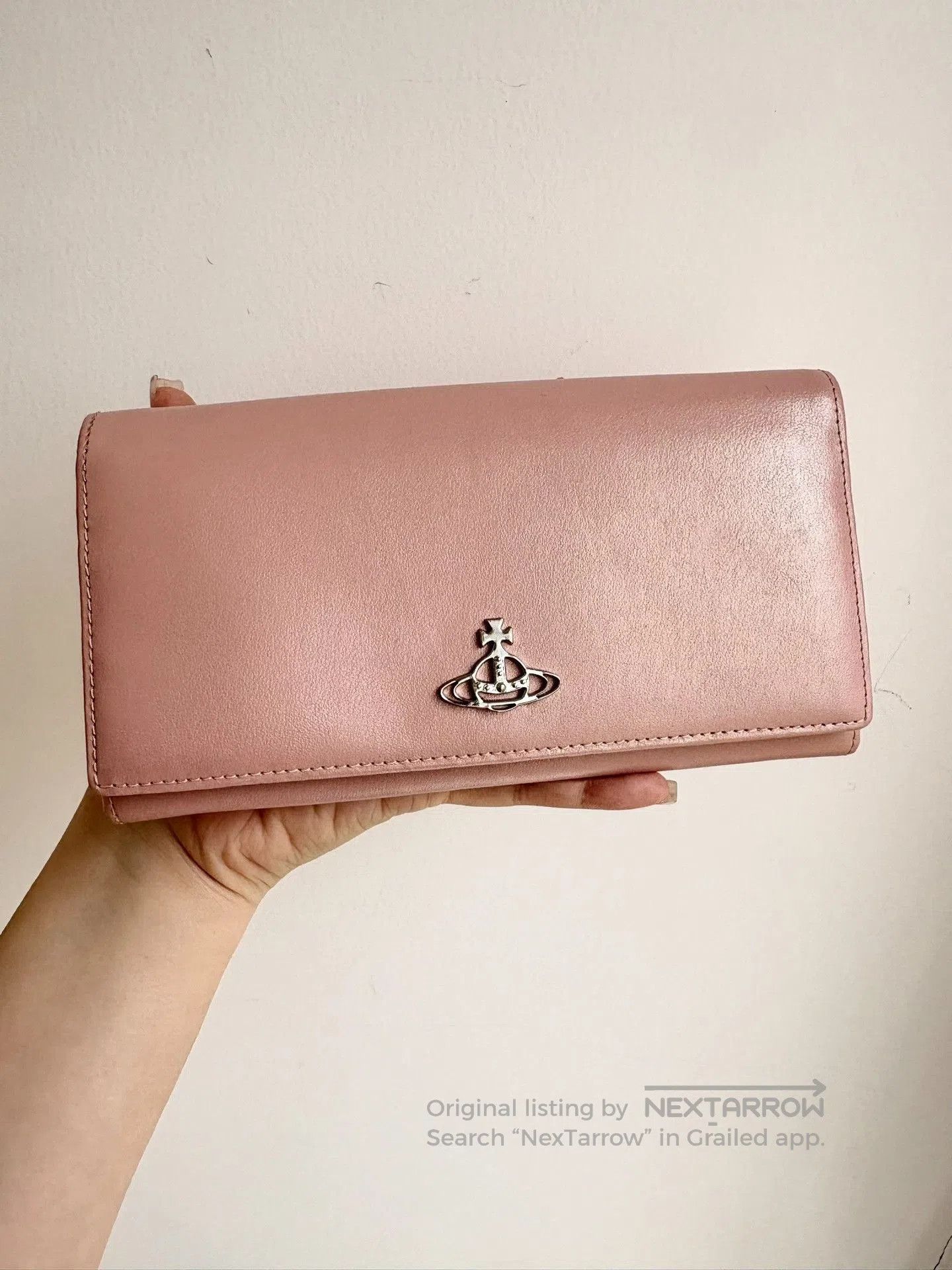 Vivienne Westwood Vivienne Westwood Vintage Pink Saturn Wallet Bag. Size ONE SIZE - 2 Thumbnail