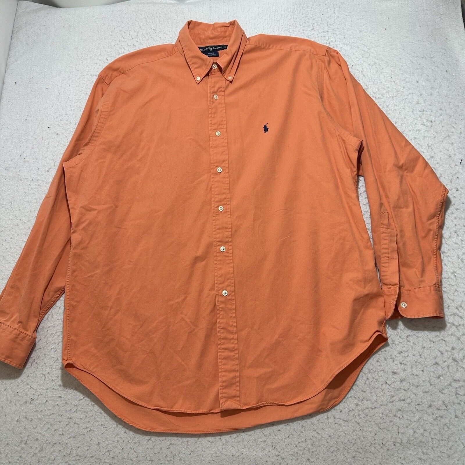 Ralph Lauren Ralph Lauren Large Blake Button Salmon Orange Dress Shirt Size US L / EU 52-54 / 3 - 1 Thumbnail