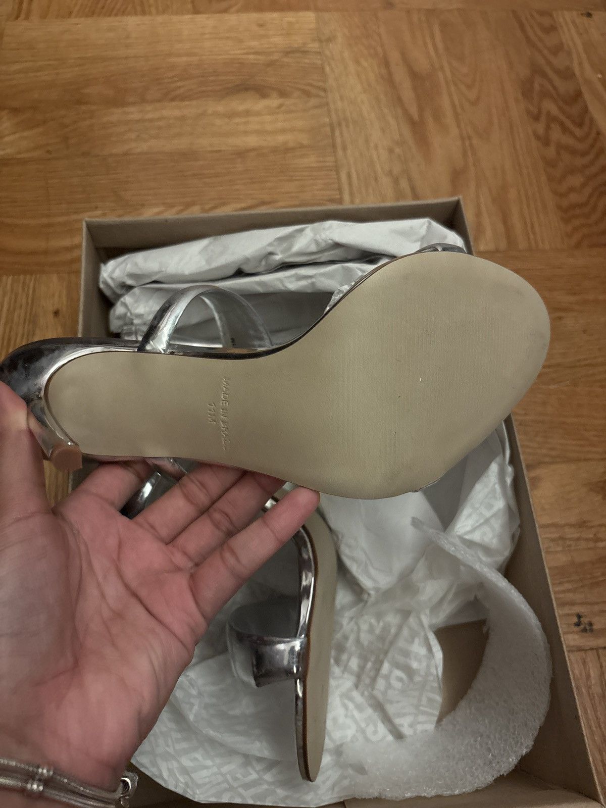 Steve Madden Steve madden silver heel Size US 11 / IT 41 - 2 Thumbnail