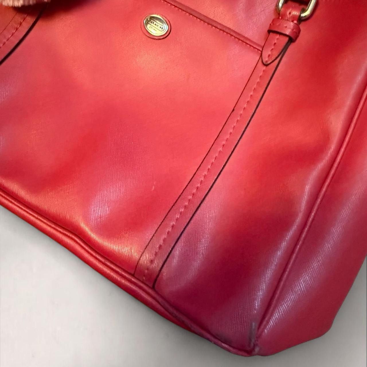 Coach Vintage Red Pink Coach Shoulder Bag Y2K Classic Size ONE SIZE - 4 Thumbnail