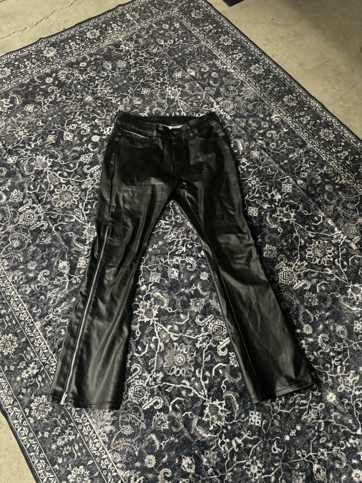 Japanese Brand Wax Denim Zip Up Jeans Size 32 Size US 32 / EU 48 - 1 Thumbnail
