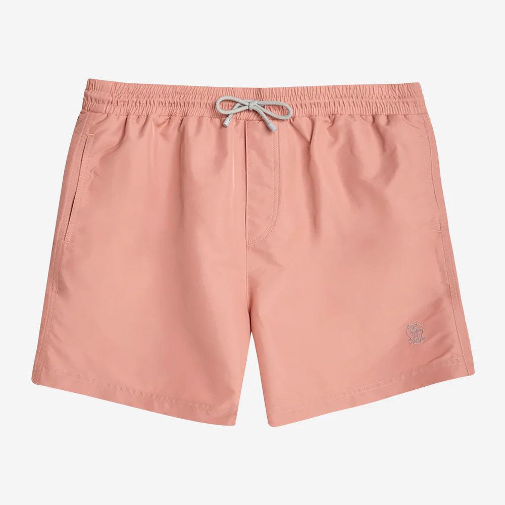 Brunello Cucinelli o1s1wg110526 Logo Swim Shorts in Pink Size US 36 / EU 52 - 1 Thumbnail