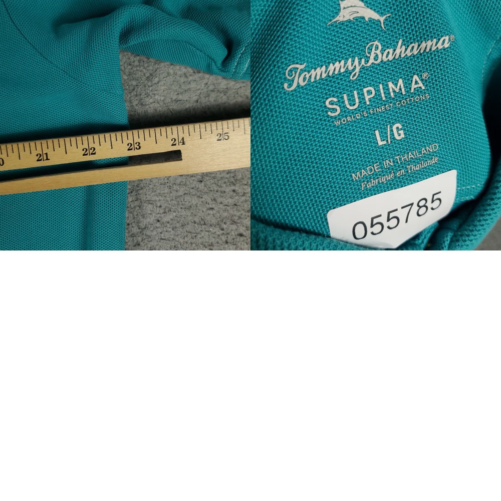 Tommy Bahama Tommy Bahama Polo Shirt Men's Large Blue Solid Casual Short Sleeve Activewear Size US L / EU 52-54 / 3 - 8 Thumbnail