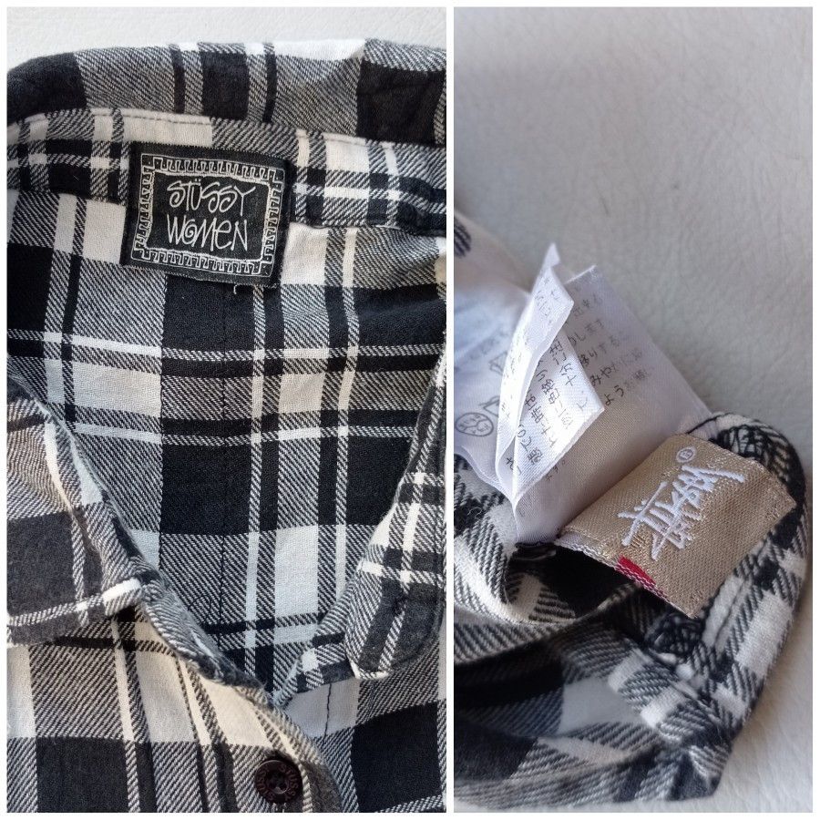 Sacai × Stussy stussy women japan plaid sleveless flannel dress Size ONE SIZE - 5 Thumbnail