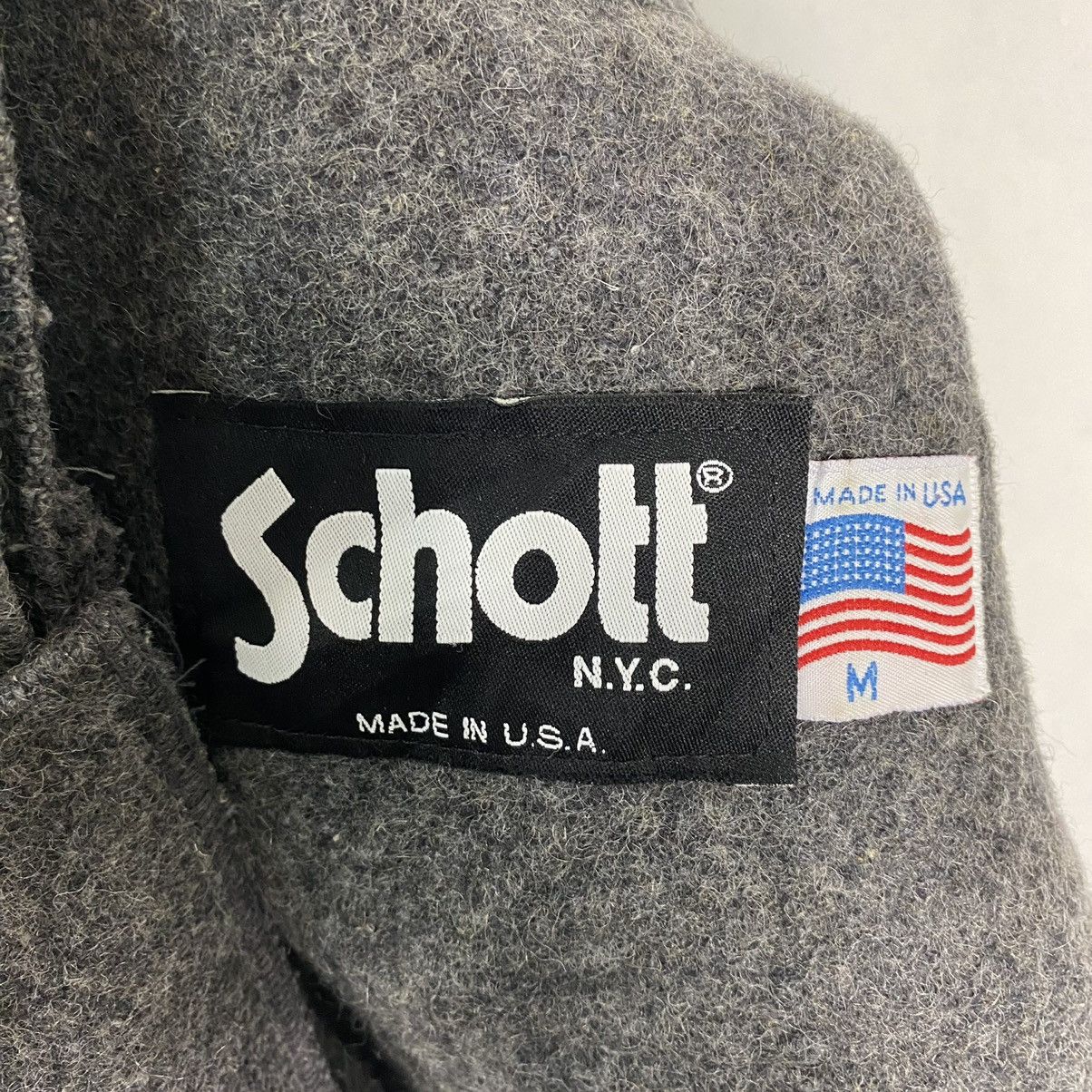 Schott Schott NYC Duffle Coat Hoodies Jacket Made In Usa Size US L / EU 52-54 / 3 - 10 Thumbnail