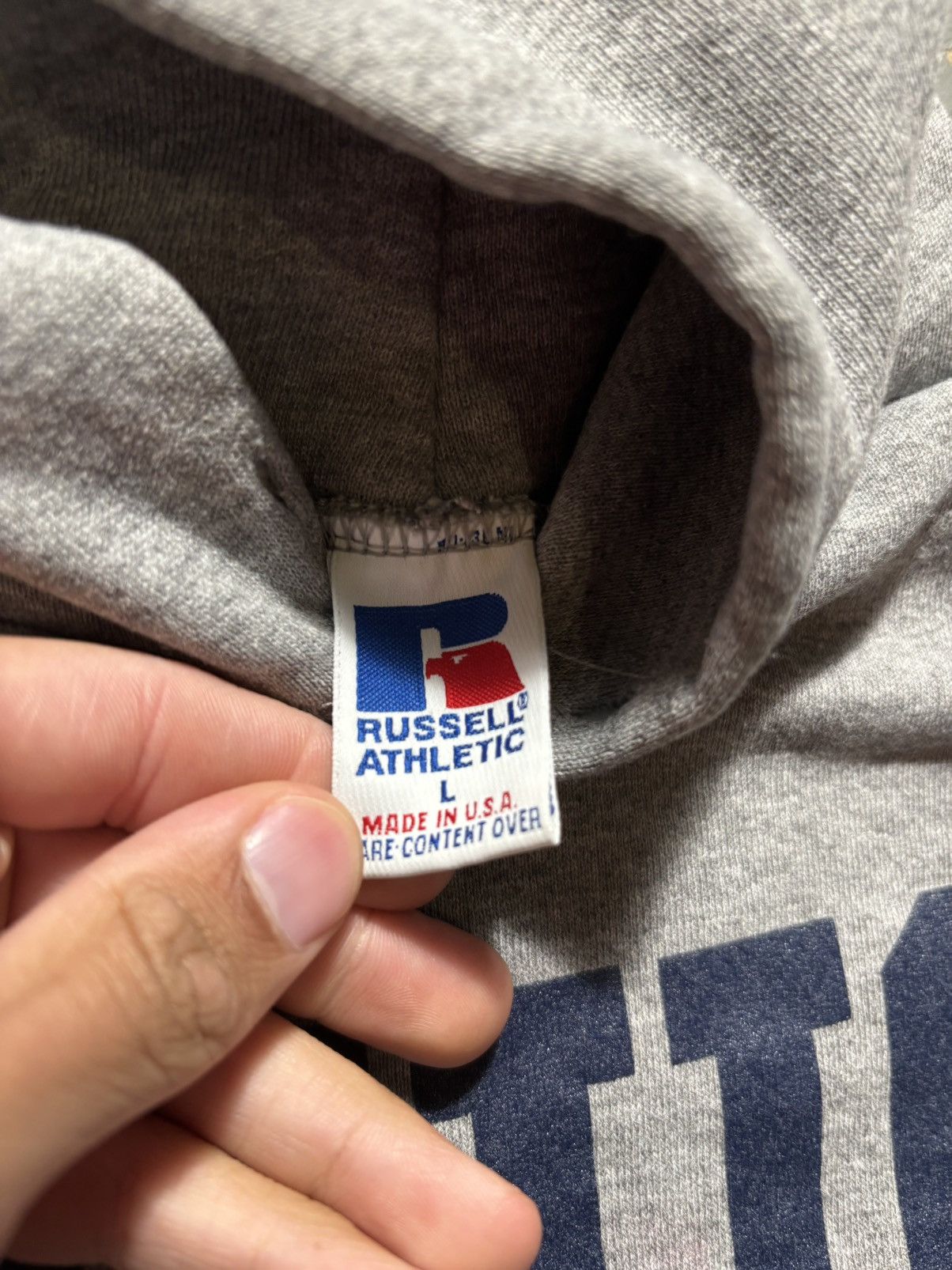Russell Athletic × Vintage Grey Ohio Russell athletic hoodie sweatshirt Size US M / EU 48-50 / 2 - 6 Thumbnail