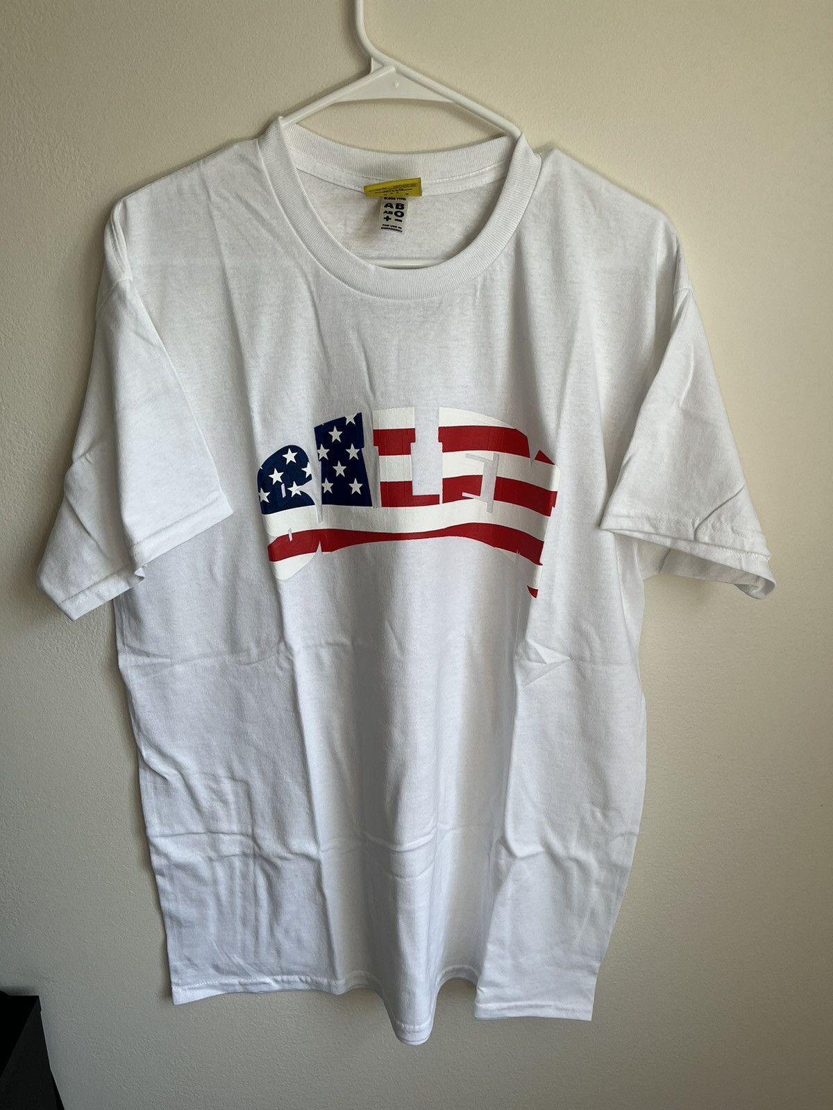image of Band Tees x Drain Gang Salem American Collegiate Logo T-Shirt White | L, Men's (Size Large)