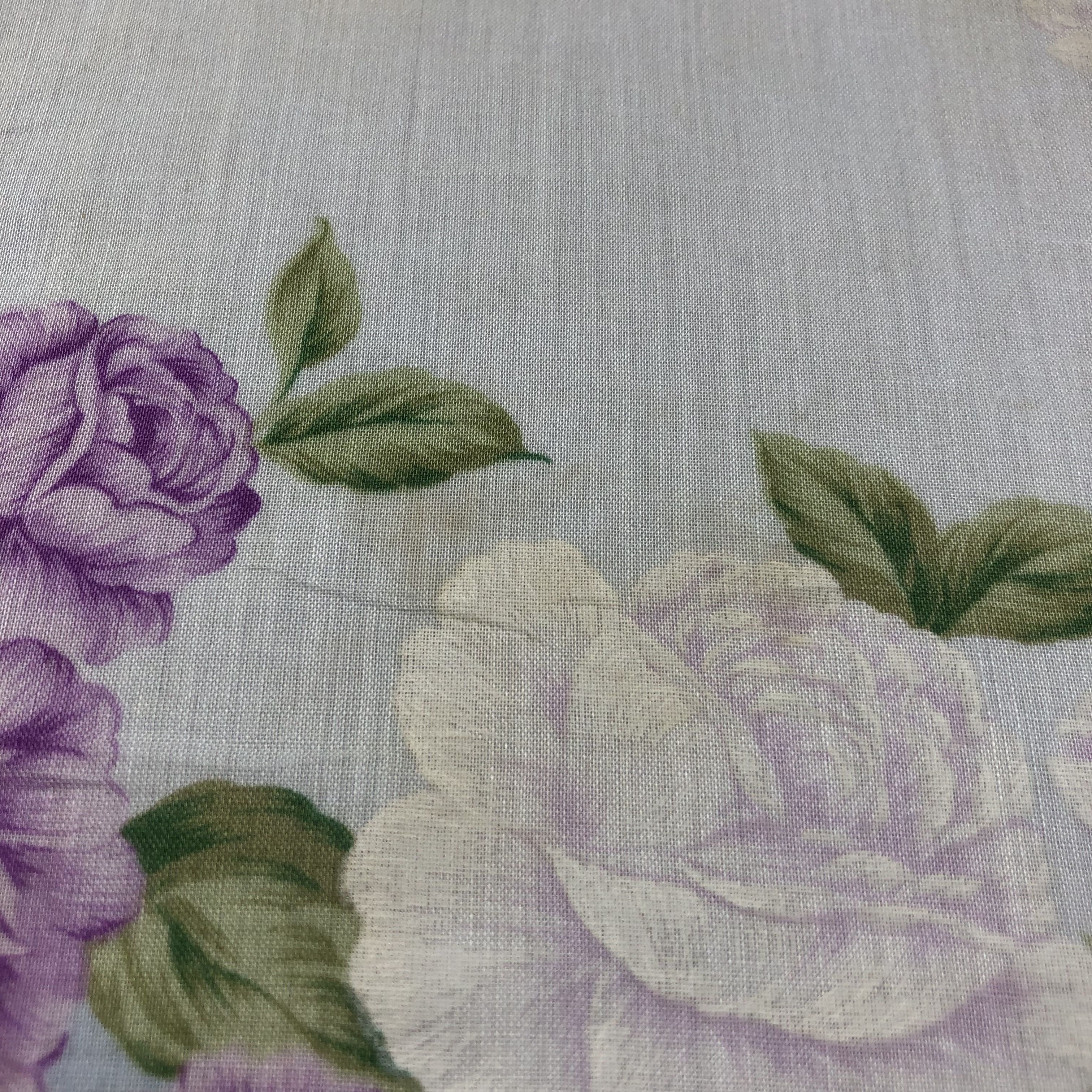 Hanae Mori × Vintage Hanae Mori Floral Handkerchief Neckerchief Bandana H1769 Size ONE SIZE - 10 Thumbnail