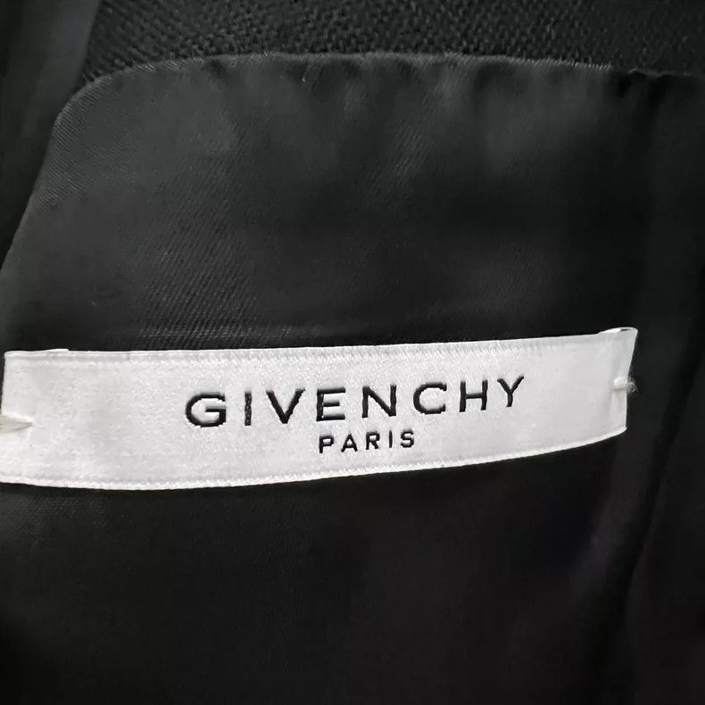 Givenchy Givenchy Size50 Black Notched Lapel Suit Vest Size US M / EU 48-50 / 2 - 3 Thumbnail