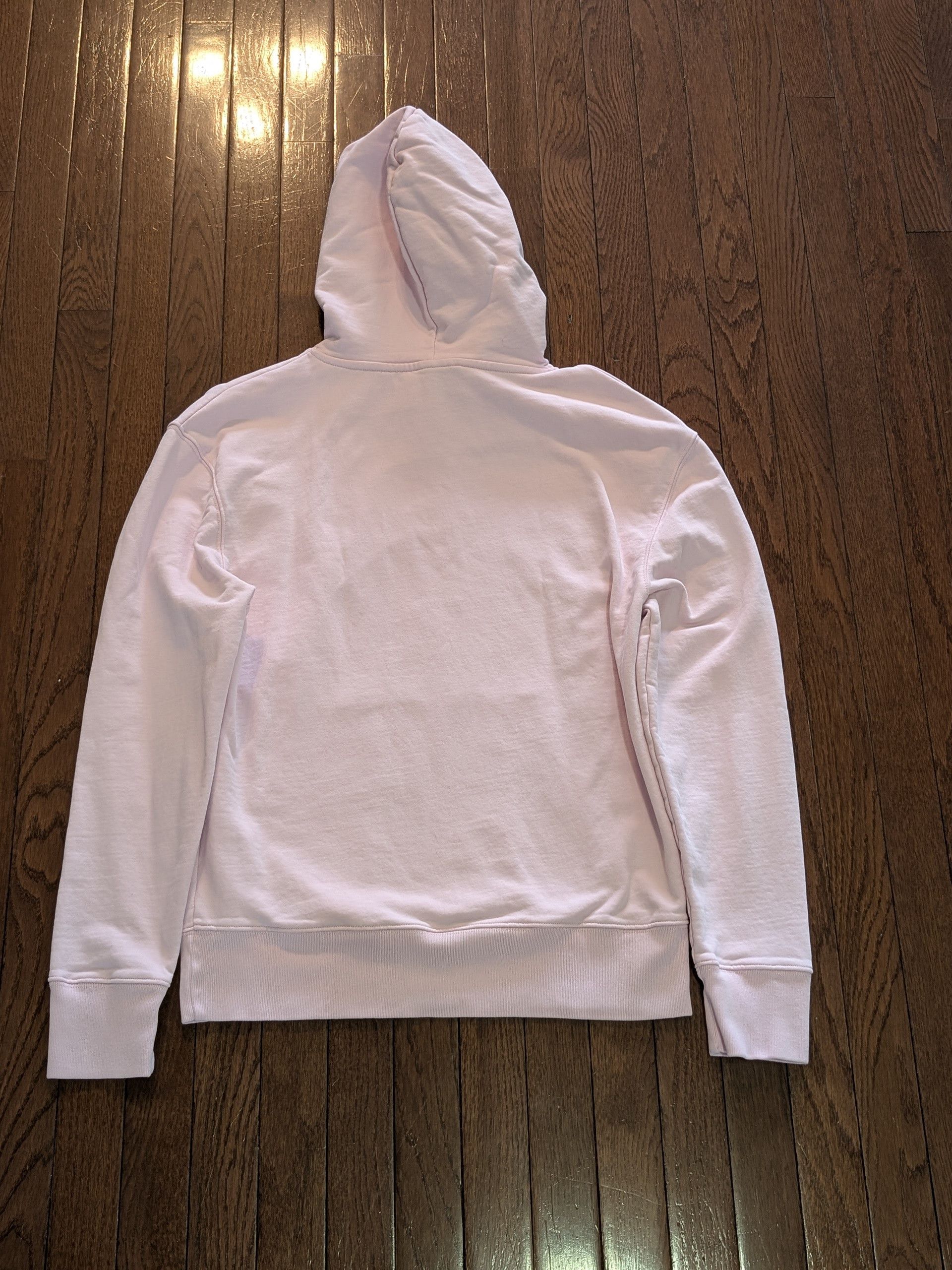 Maison Kitsune Maison Kitsune Pink Hoodie with Blue Fox Patch - Size L Size US L / EU 52-54 / 3 - 6 Thumbnail