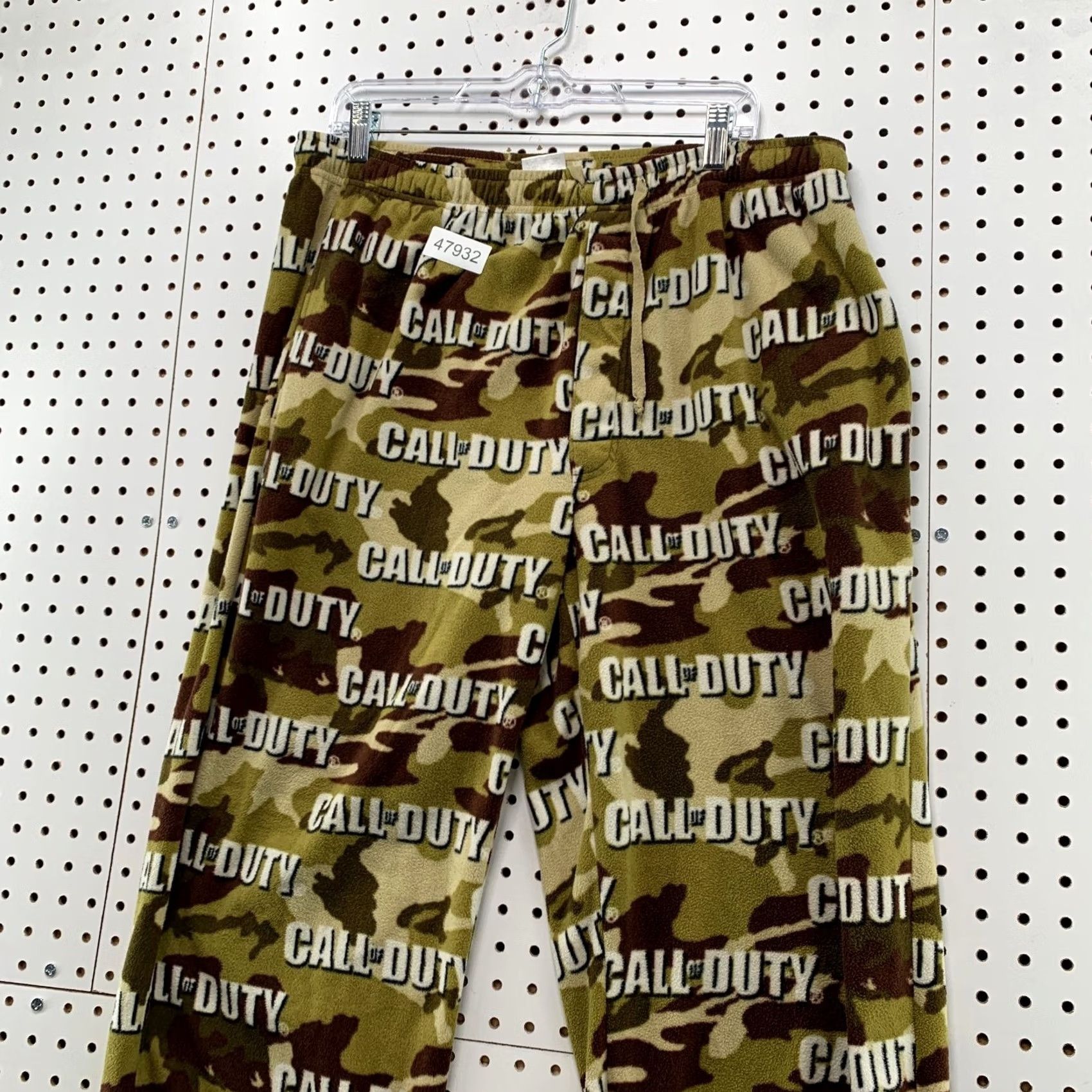 Vintage Call Of Duty Fleece Pajama Pants Mens XL Brown Camouflage Video Game Size US 36 / EU 52 - 6 Thumbnail