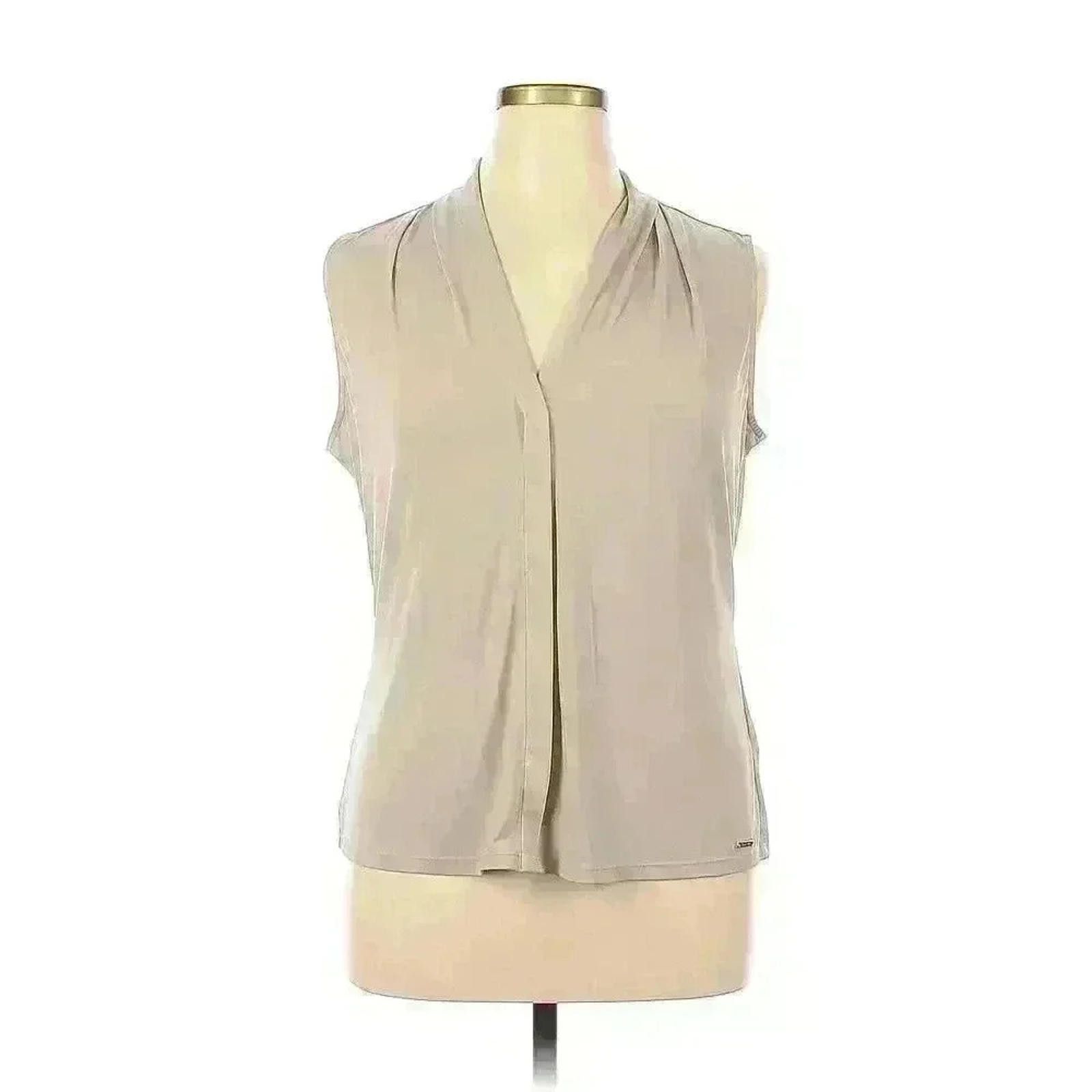 Calvin Klein Calvin Klein Sleeveless Blouse Size XL Size XL / US 12-14 / IT 48-50 - 1 Thumbnail