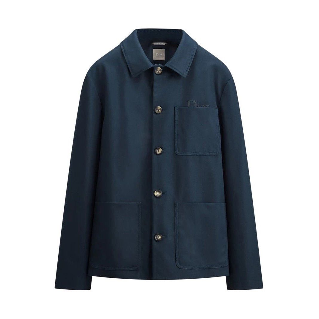 Dior DIOR $3000 Blue Workwear Jacket New & Authentic (Men's size: Size US XL / EU 56 / 4 - 1 Preview