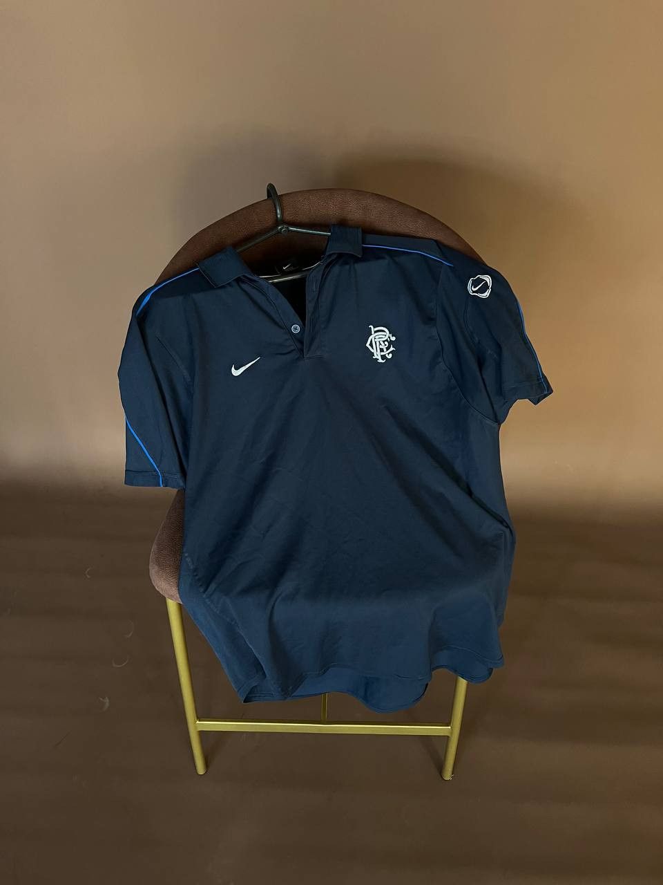 Nike RANGERS 90S TRAINING FOOTBALL POLO SHIRT NIKE JERSEY SZ XXL Size US XXL / EU 58 / 5 - 1 Thumbnail