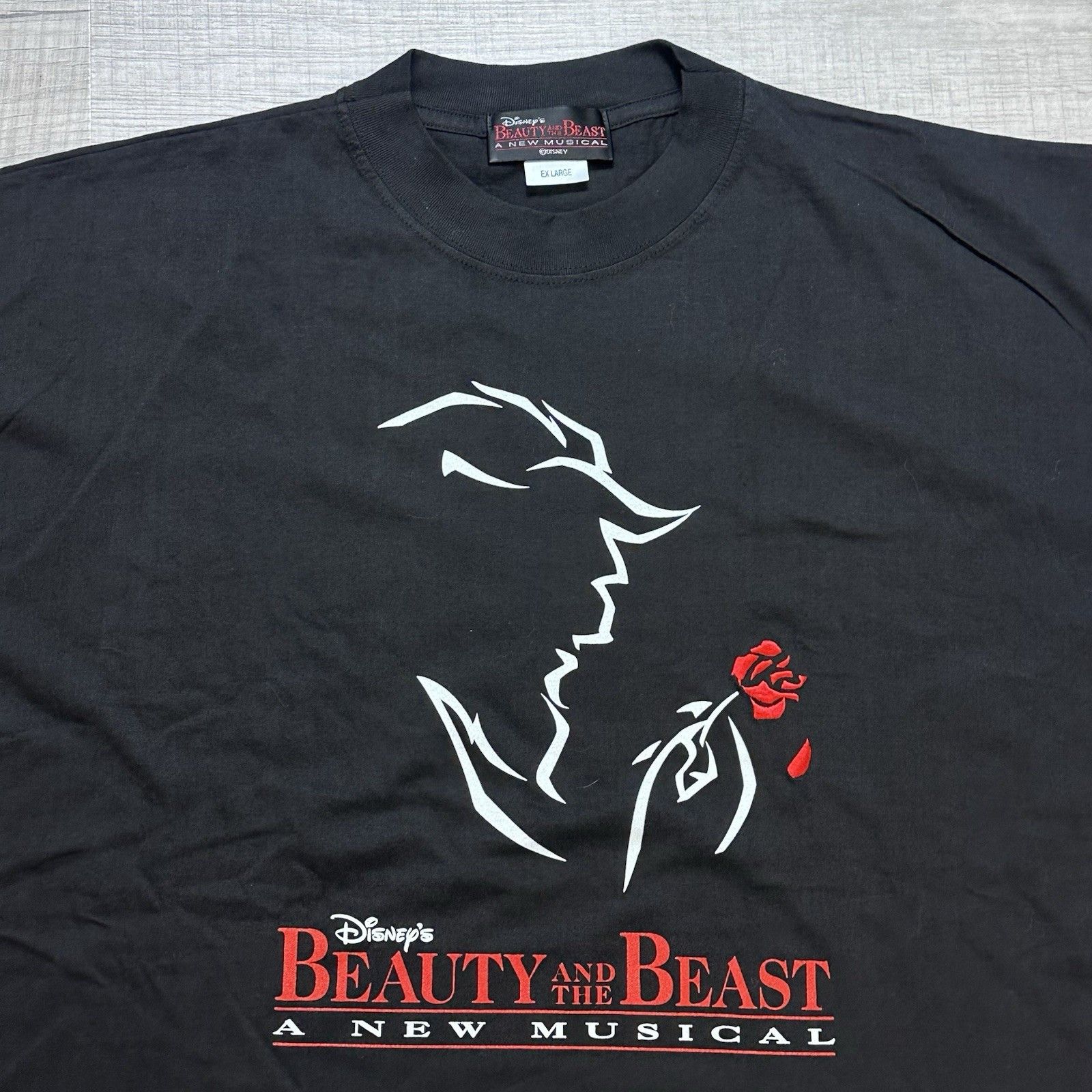 Disney Rare Vintage DISNEY Beauty & The Beast Broadway Musical XL Size US XL / EU 56 / 4 - 5 Thumbnail