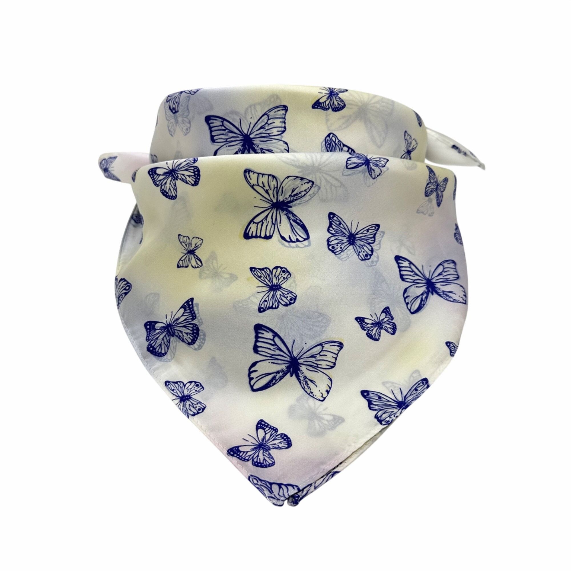 Other ⭐Luxury Butterfly Scarf Square Silky Head Neck Wrap Purple C Size ONE SIZE - 6 Thumbnail