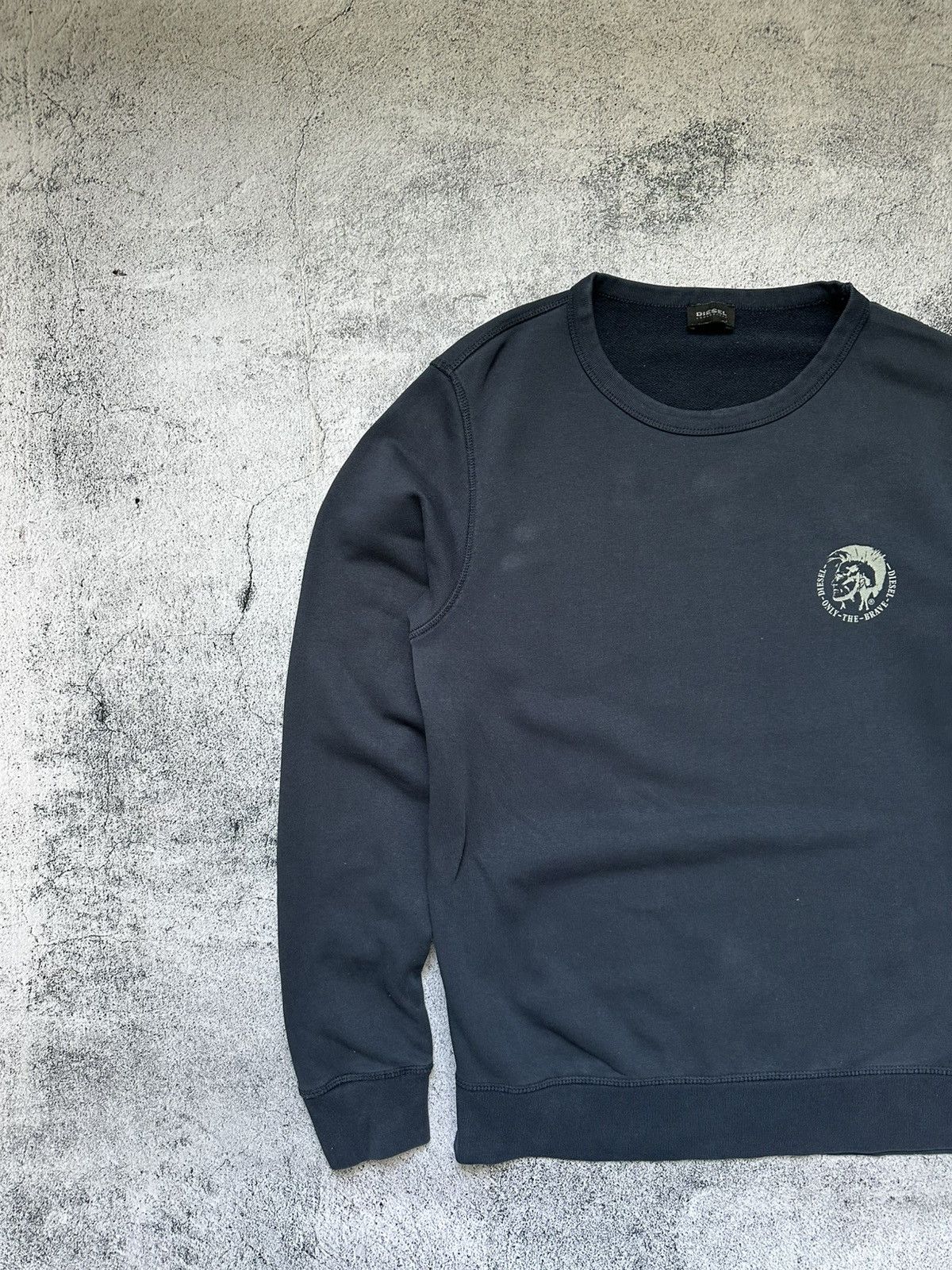 Diesel Vintage Diesel Sweatshirt Logo Grey Y2K Size US M / EU 48-50 / 2 - 2 Thumbnail