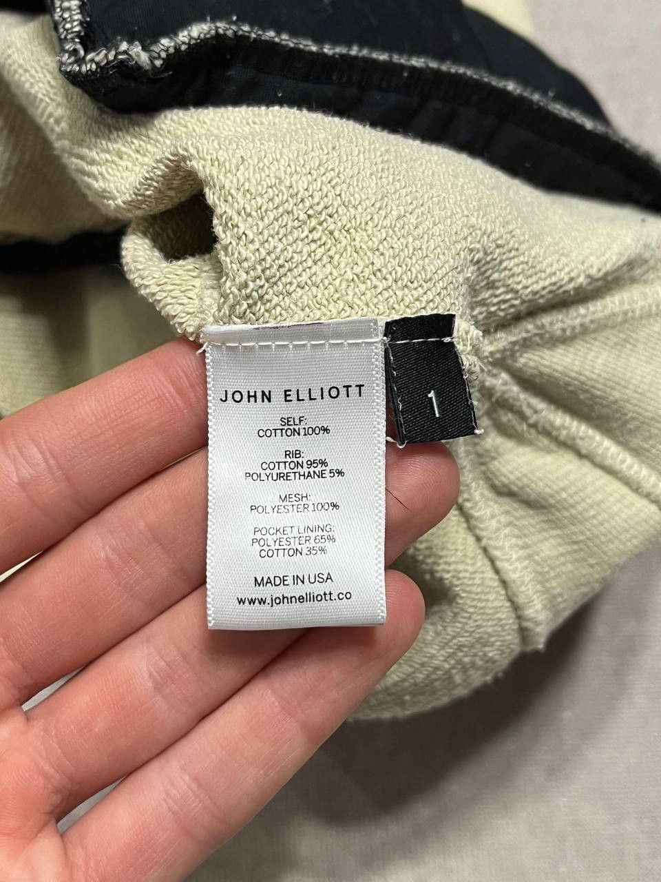John Elliott John Elliott Beige Zip Pocket Women`s Hoodie Size 1 Size XS / US 0-2 / IT 36-38 - 17 Thumbnail