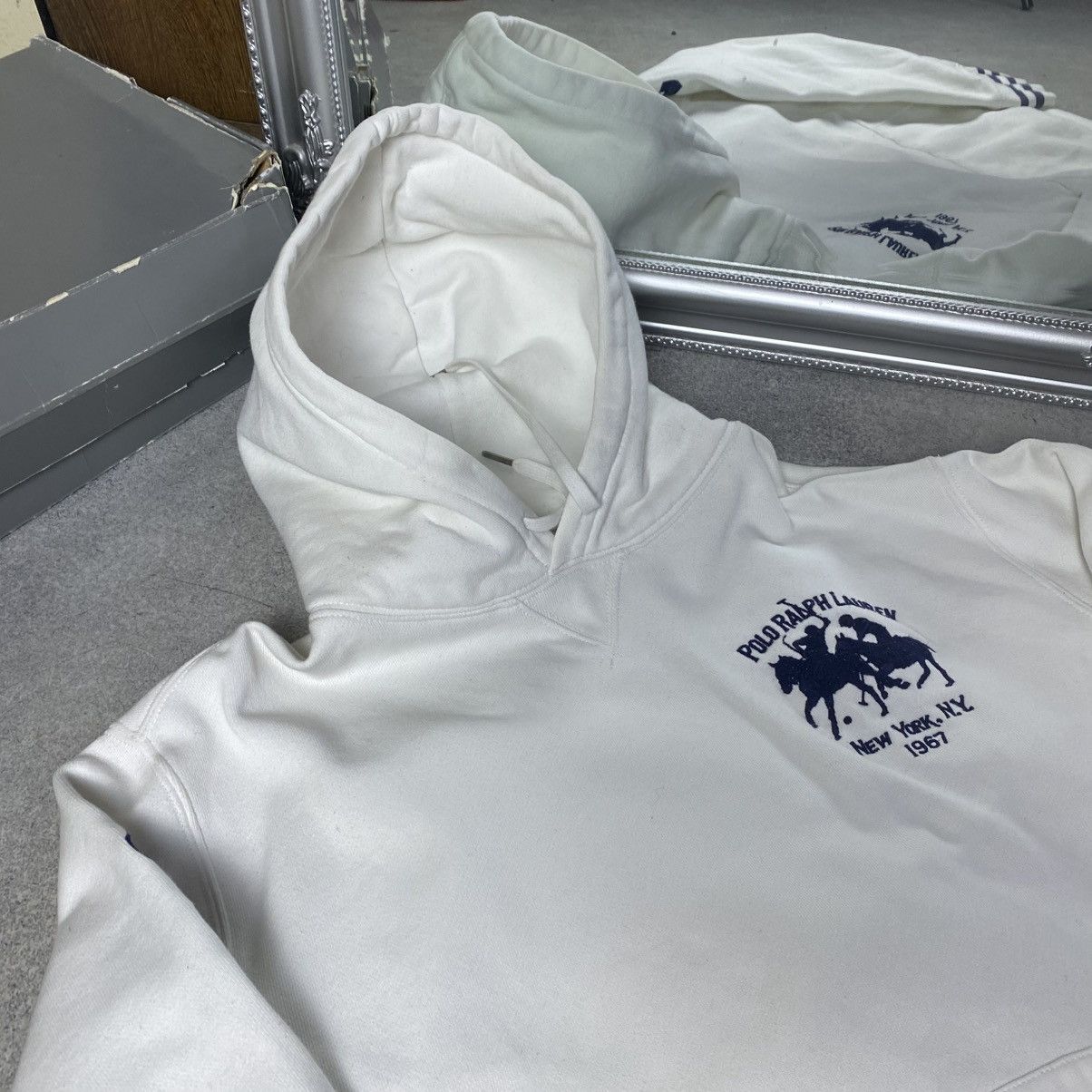 Polo Ralph Lauren Vintage Polo Ralph Lauren Hoodie Big Pony Number 3 Size XL Size US XL / EU 56 / 4 - 3 Thumbnail