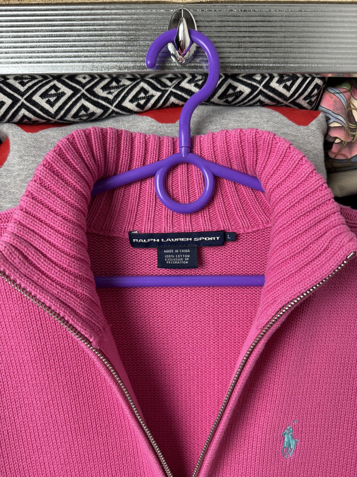 Polo Ralph Lauren Polo Ralph Lauren Knit Full Zip Sweatshirt Size L / US 10 / IT 46 - 10 Thumbnail