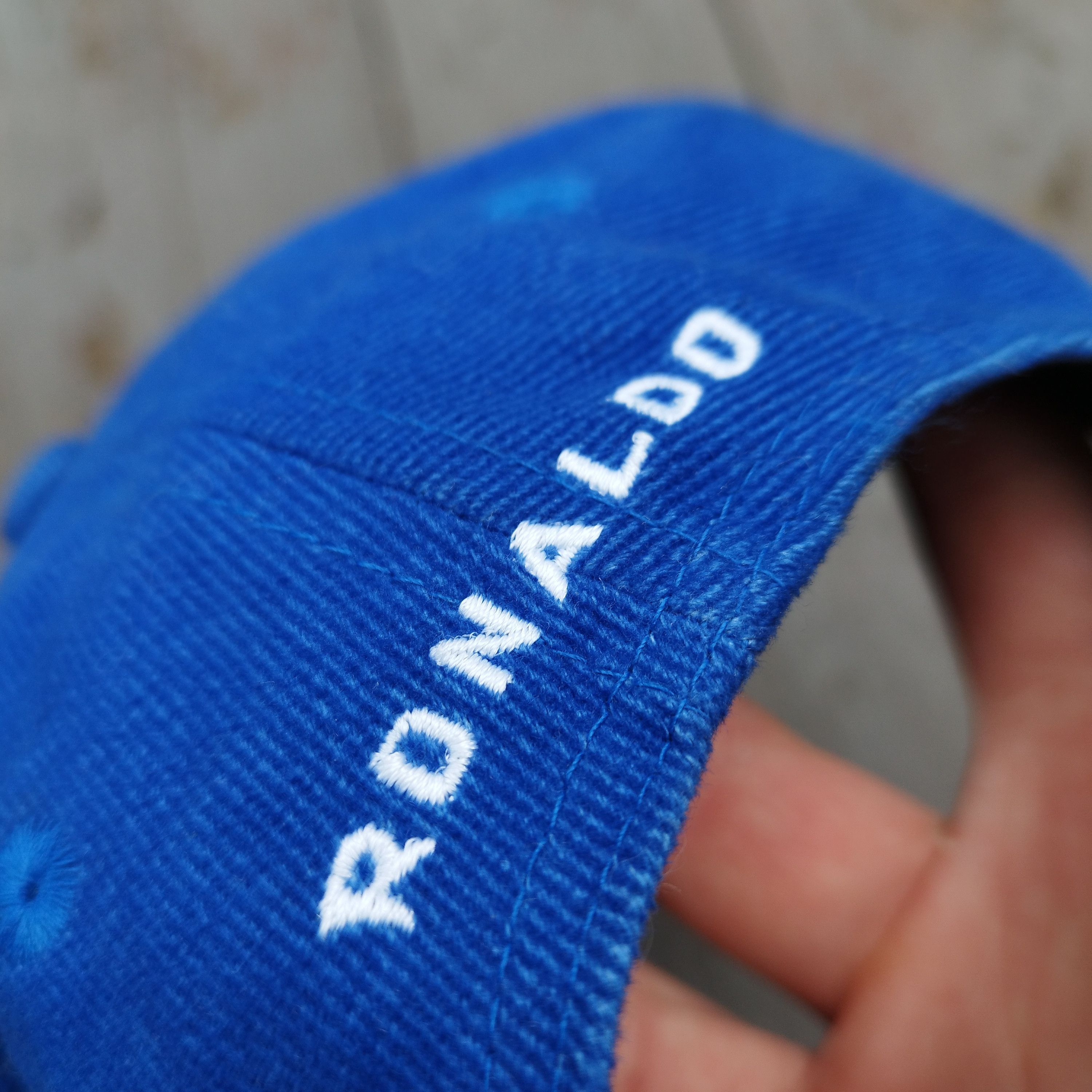 Nike Vintage Nike Ronaldo Swoosh Cap - Blue/White - One Size Size ONE SIZE - 9 Thumbnail