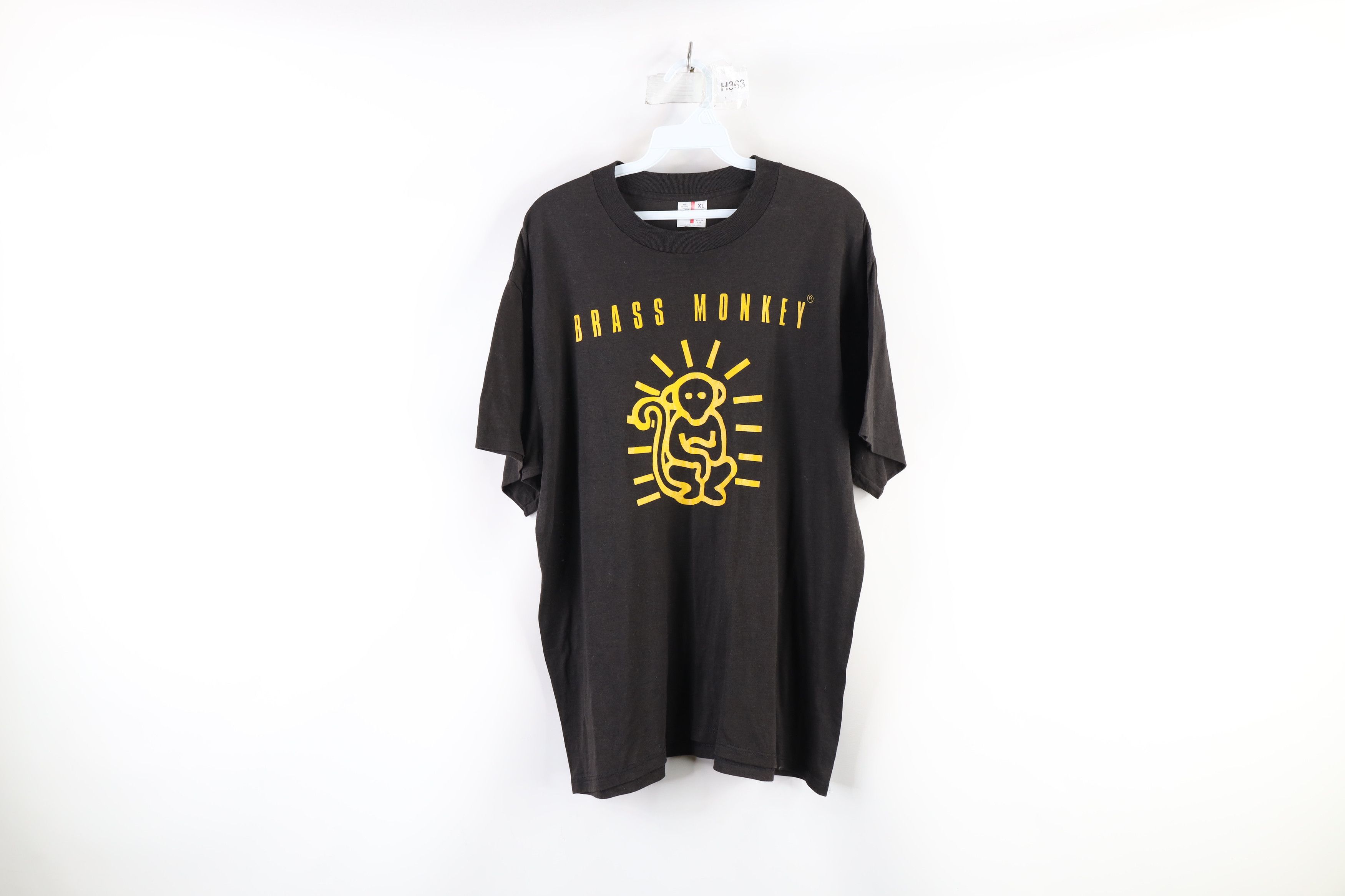 Vintage Vintage 80s Beastie Boys Brass Monkey Band T-Shirt Black USA Size US XL / EU 56 / 4 - 1 Thumbnail
