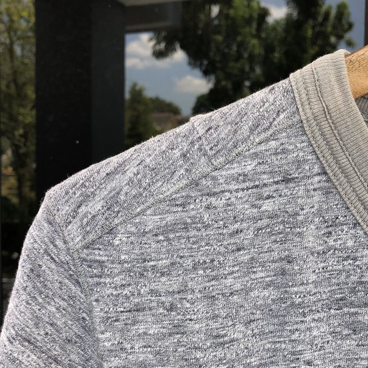 Stone Island Men’s V Neck Grey T shirt