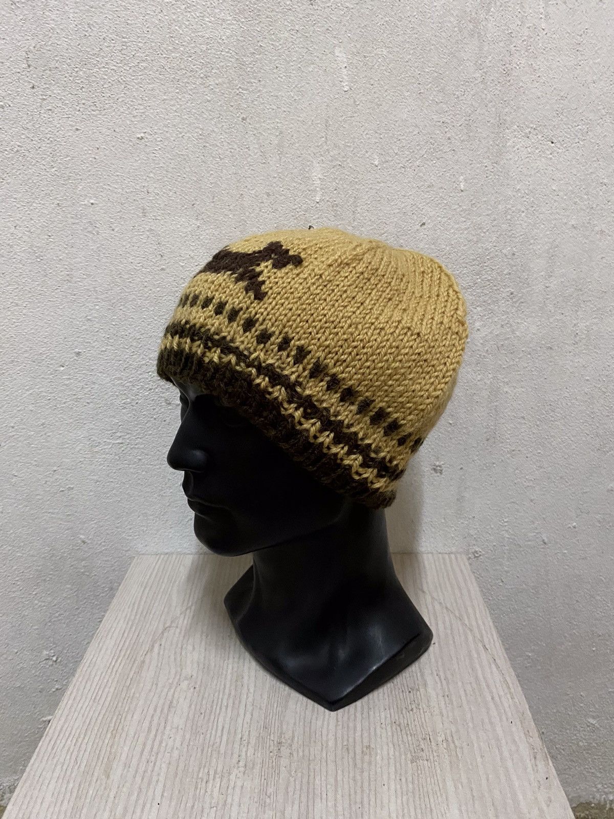Japanese Brand Japanese Brand Navajo Design Beanie Hat Size ONE SIZE - 3 Thumbnail