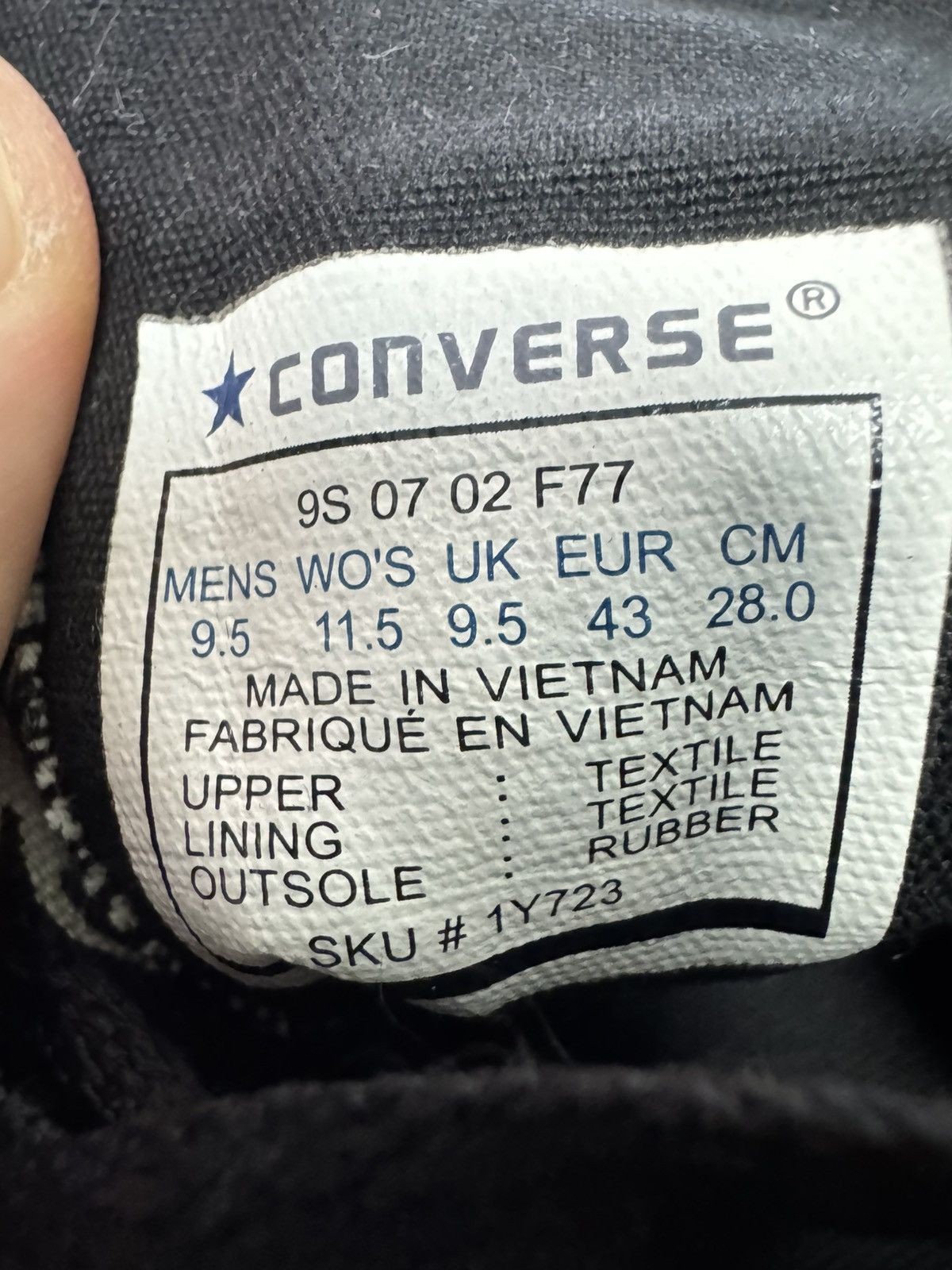Converse Vintage Converse Chuck Taylor Devil High Top Avant Garde Size US 9.5 / EU 42-43 - 8 Thumbnail
