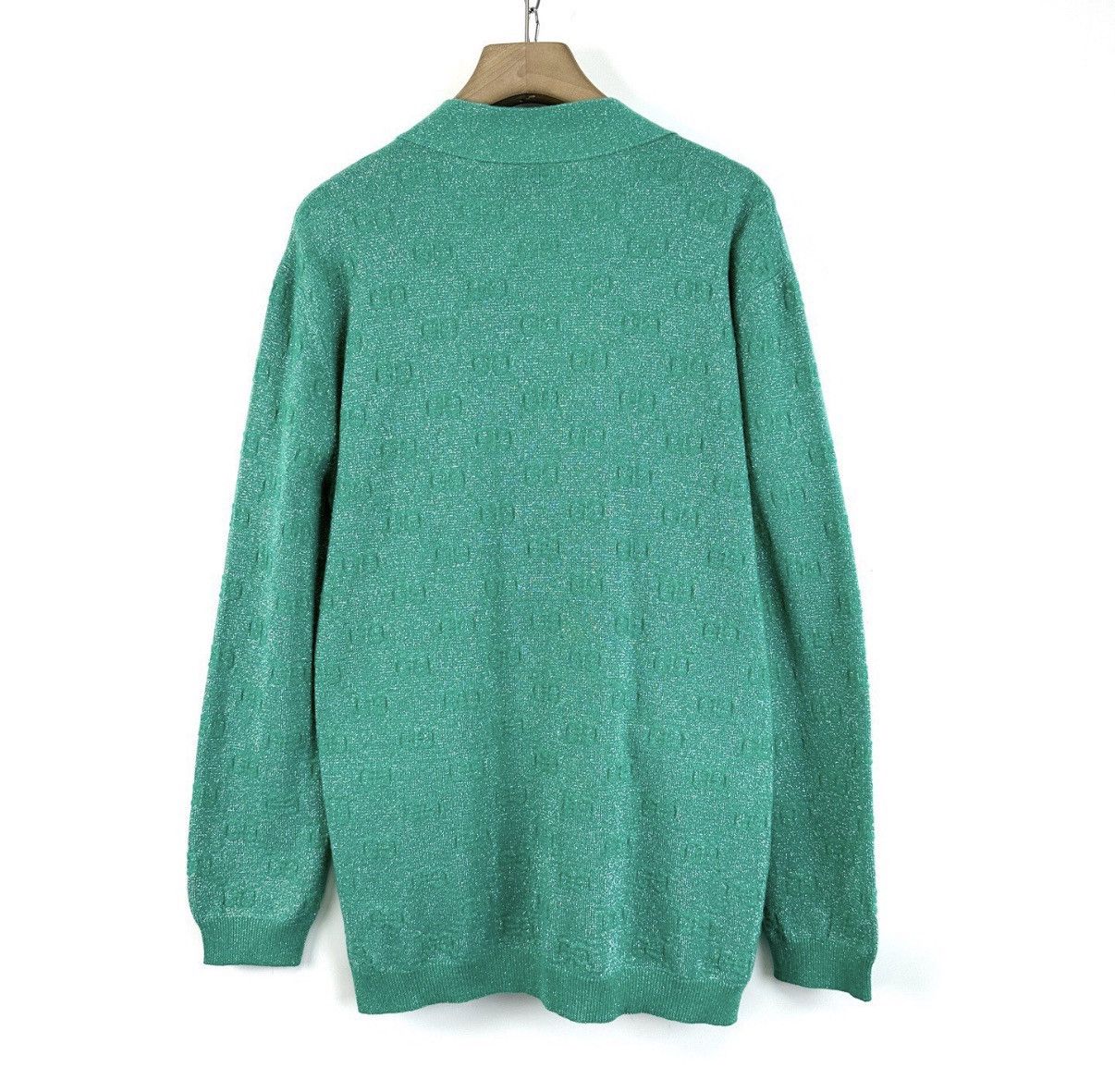 Gucci Gucci Double G Logo Long Sleeve Cardigan K12 Size M / US 6-8 / IT 42-44 - 2 Thumbnail