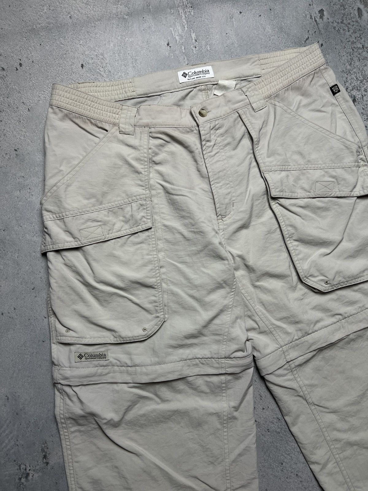 Columbia Vintage Columbia Wide Leg Baggy Outdoor Cargo 2in1 Pants y2k Size US 36 / EU 52 - 7 Thumbnail