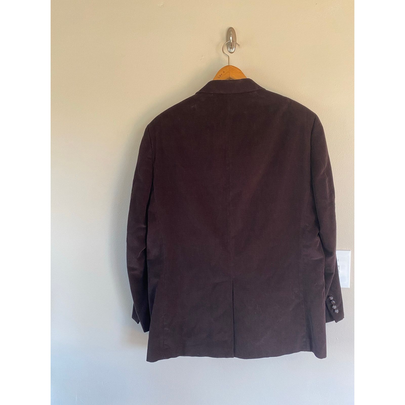 Lauren Ralph Lauren Lauren Ralph Lauren Corduroy Blazer Leath Button Paisley 46L Size 46L - 2 Thumbnail