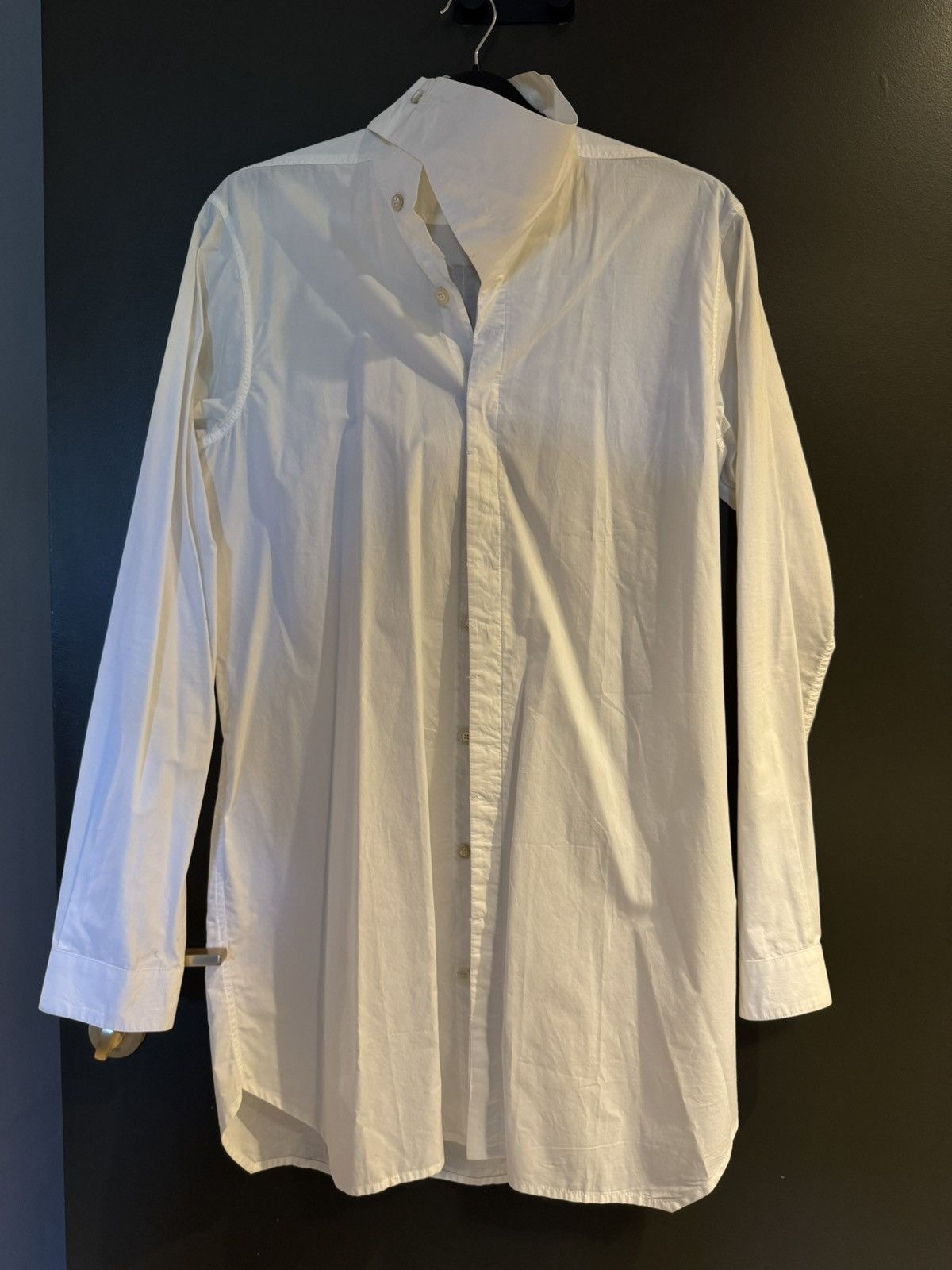 Rick Owens Rick Owens SS14 Vicious Island Draped Collar Shirt Size US L / EU 52-54 / 3 - 4 Thumbnail