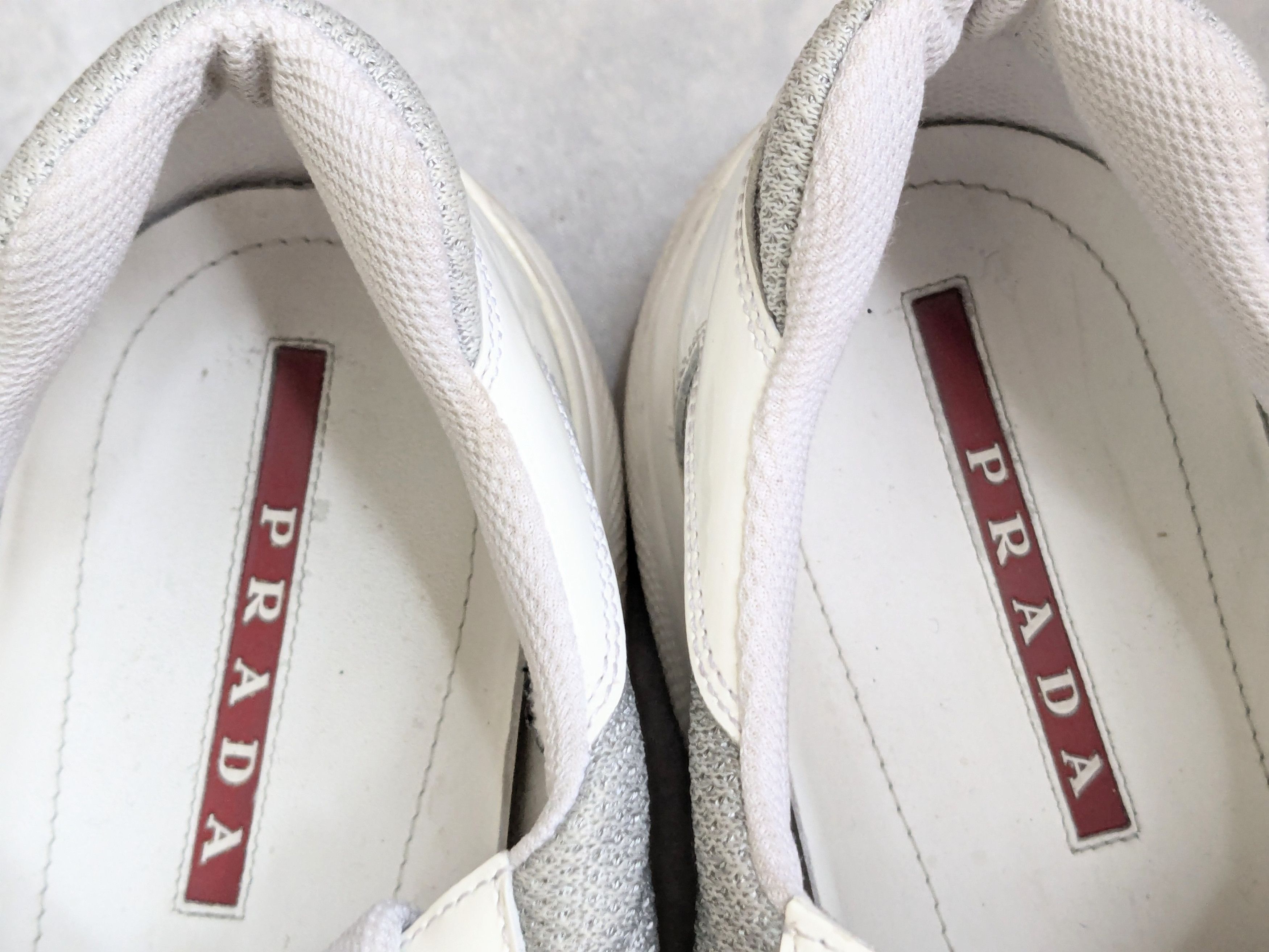 Prada Prada America's Cup Sneakers White Patent Leather 13 Size US 13 / EU 46 - 7 Thumbnail