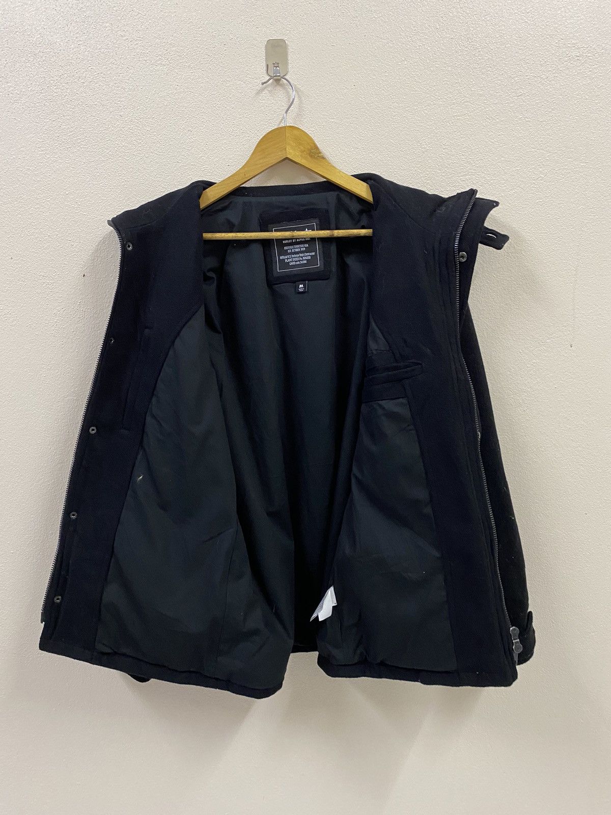Alpha Industries Hurley X By Alpha Industries 65 Wool Military Cargo Jacket Size US M / EU 48-50 / 2 - 4 Thumbnail